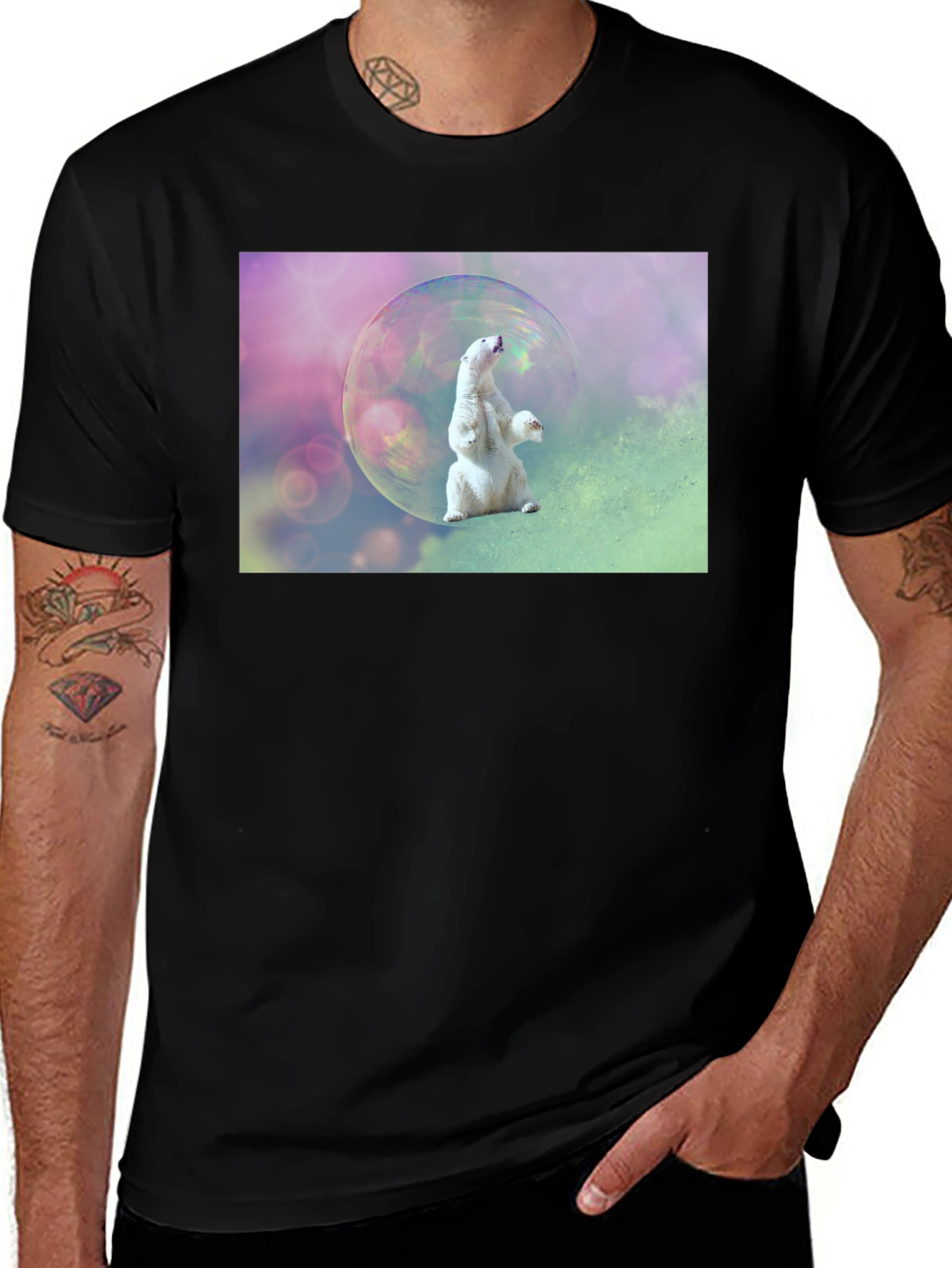 Polar Bear Bubble T-Shirt