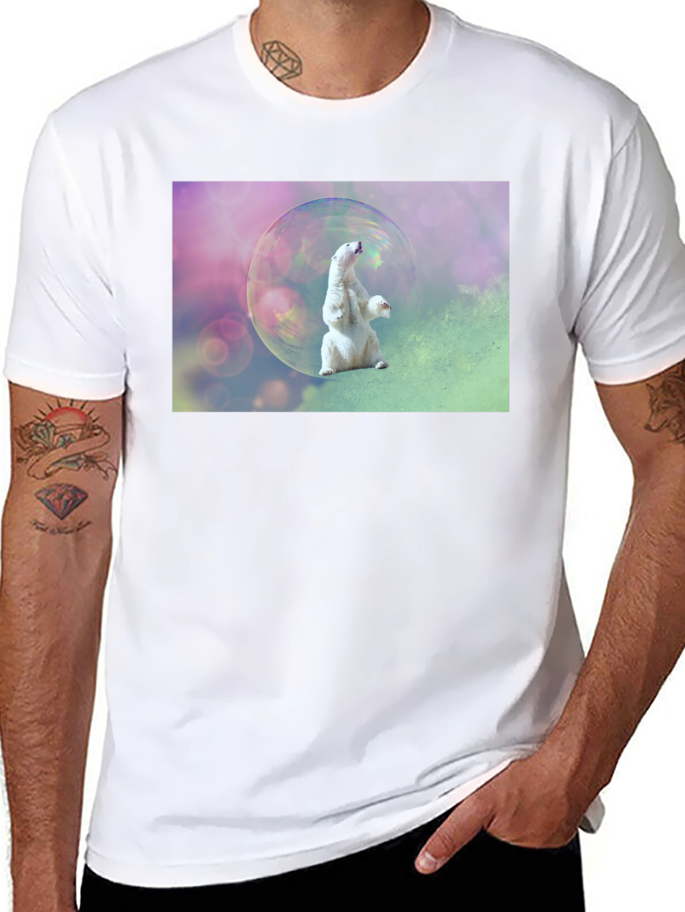 Polar Bear Bubble T-Shirt