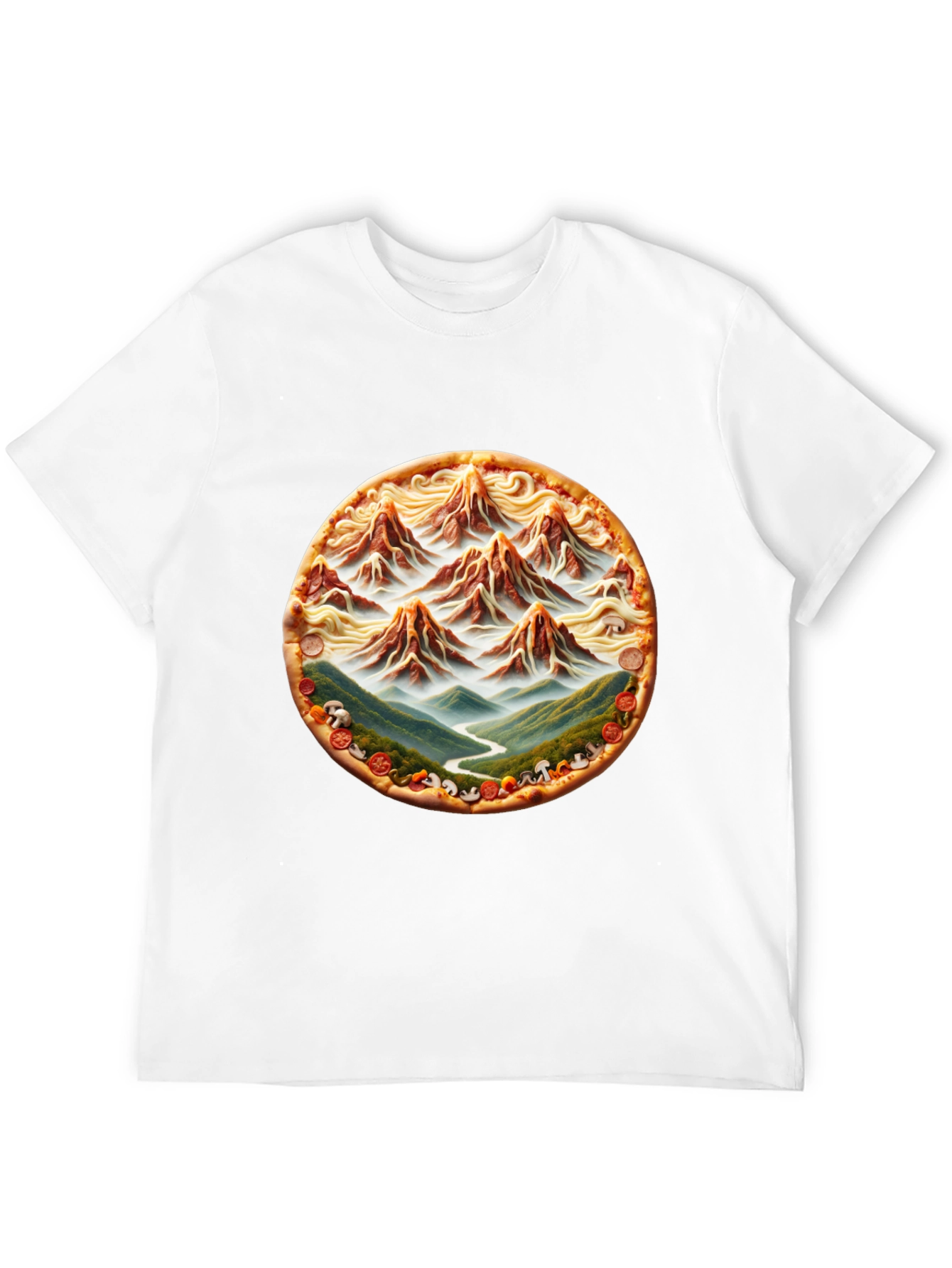 Pizza Mountain Graphic Tee
