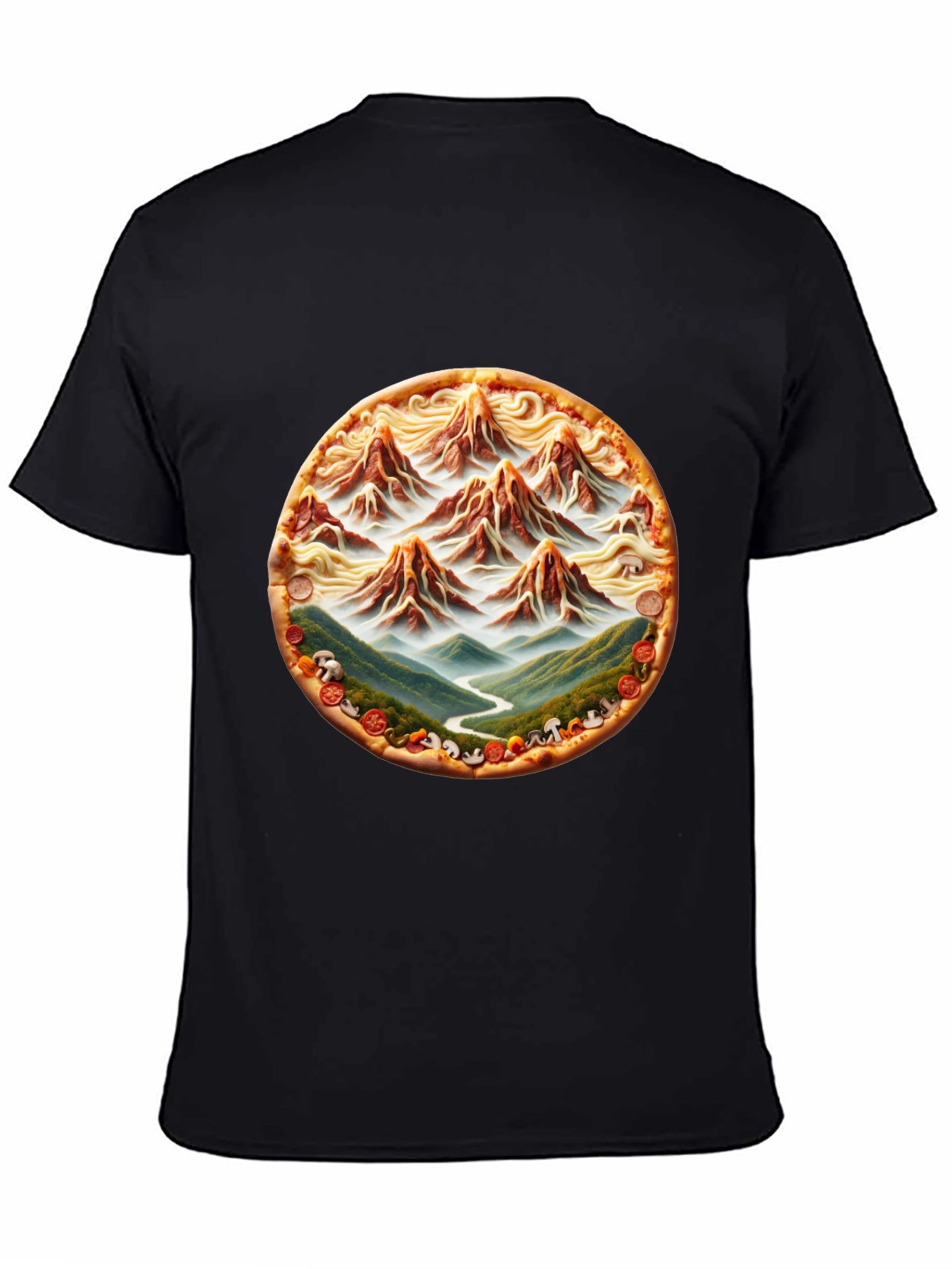 Pizza Mountain Graphic Tee