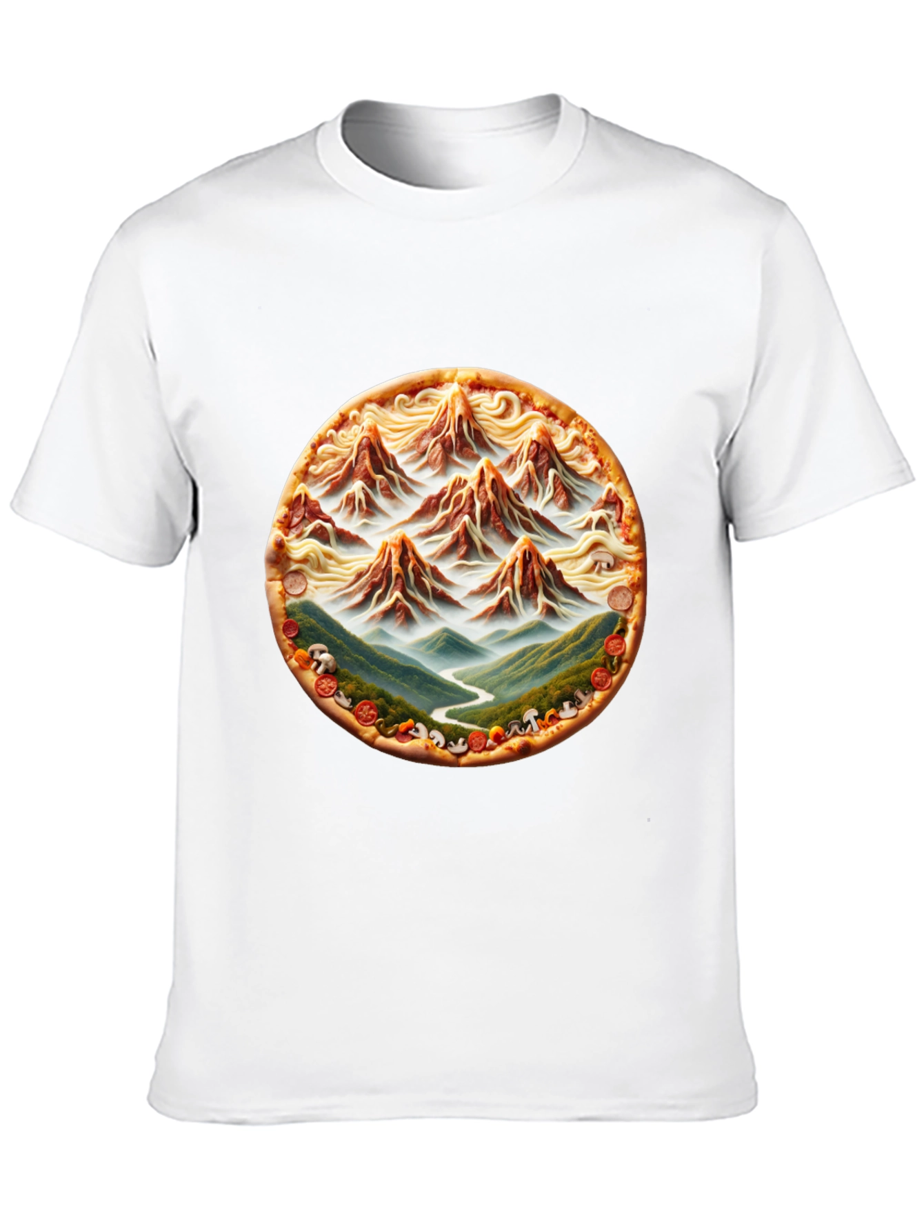Pizza Mountain Graphic Tee