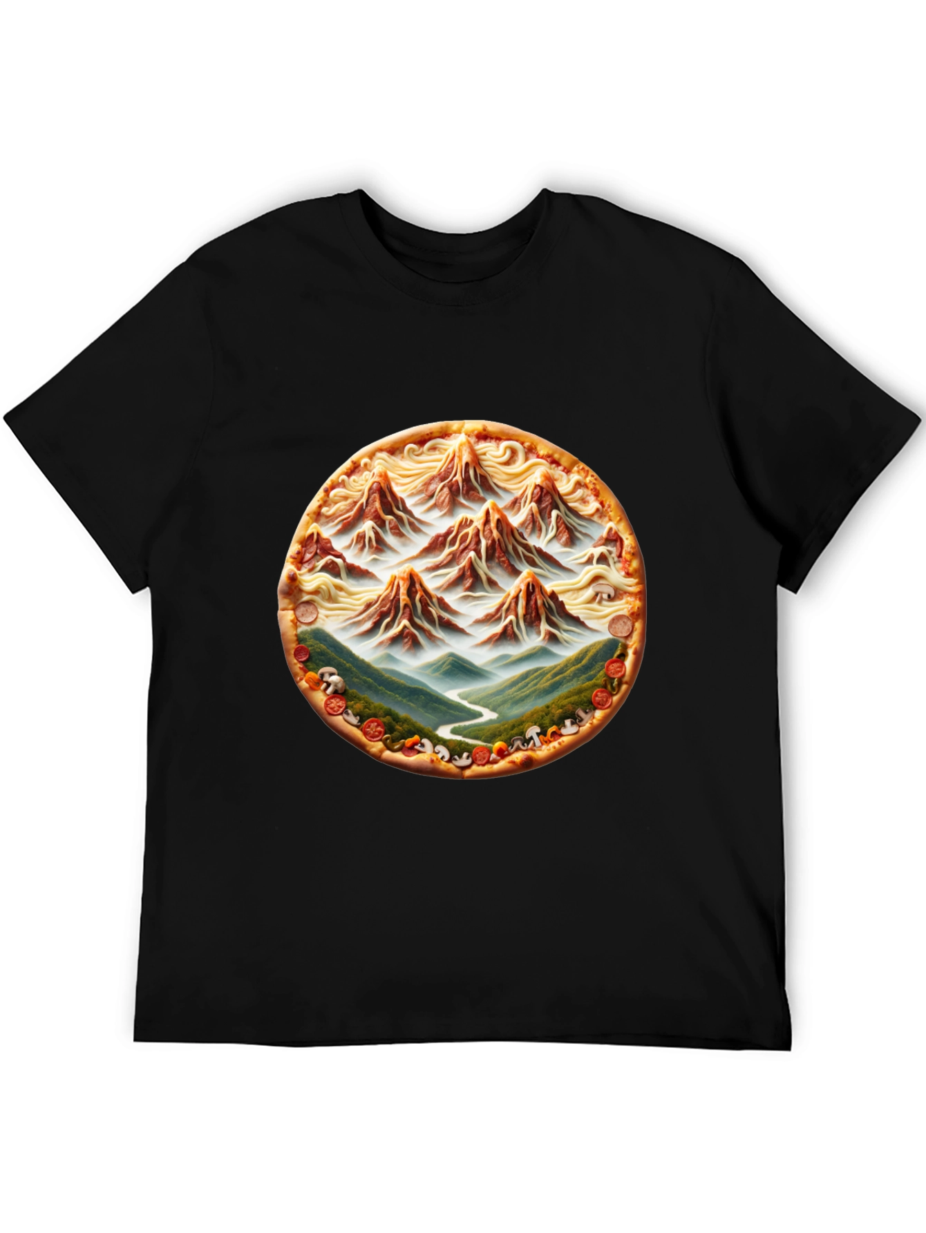 Pizza Mountain Graphic Tee