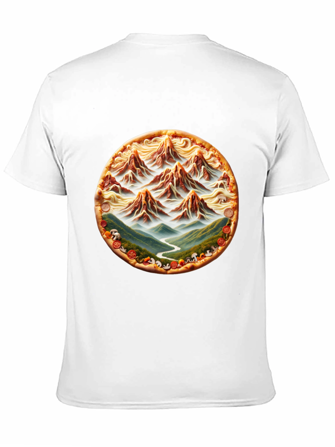 Pizza Mountain Graphic Tee