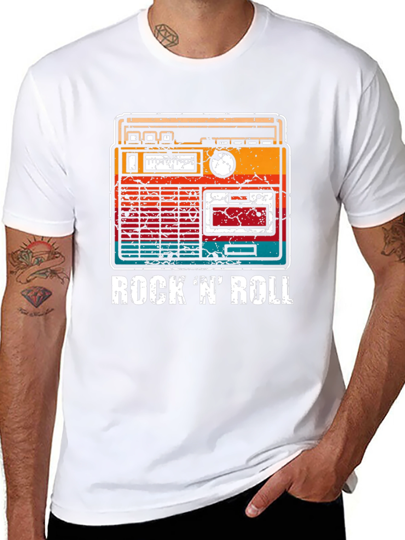 Retro Rock N Roll Radio T-Shirt