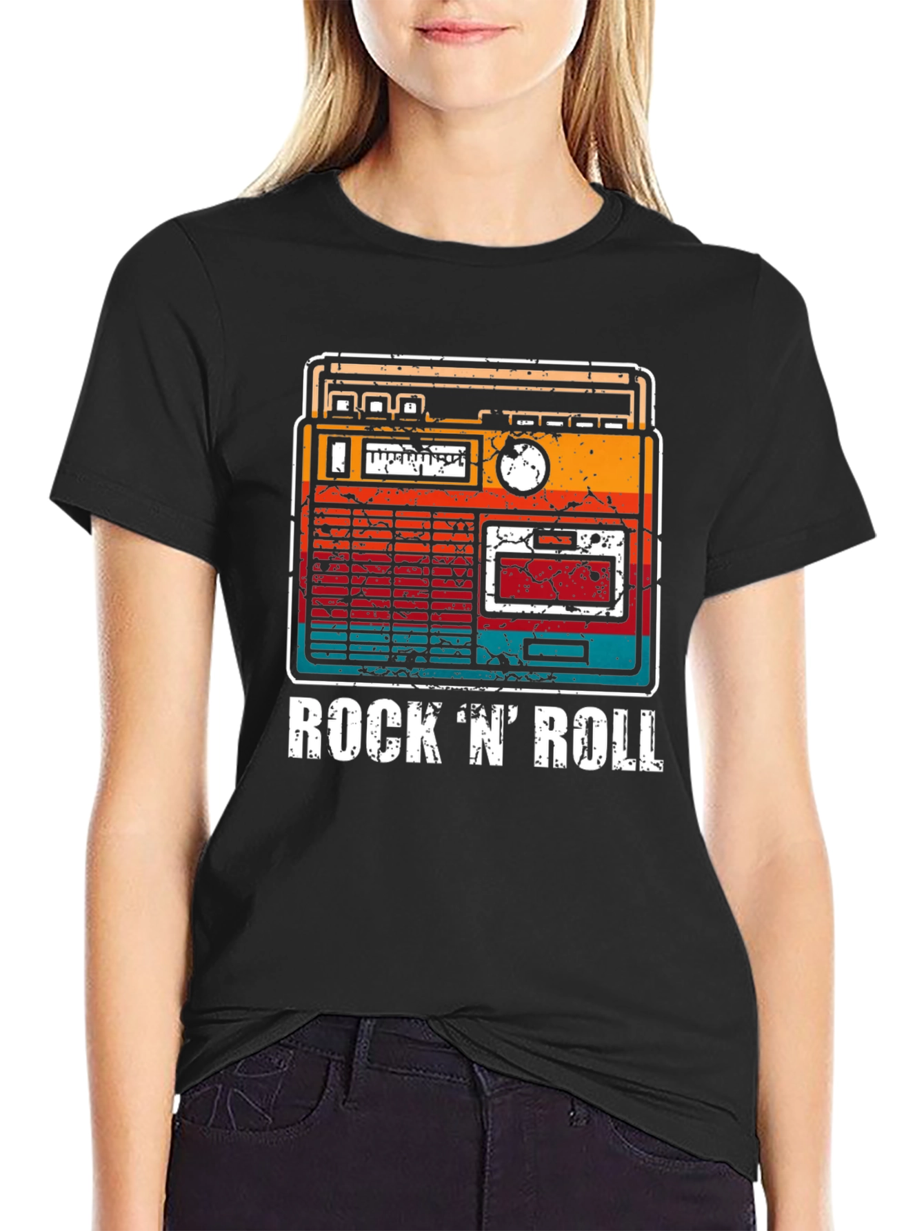 Retro Rock N Roll Radio T-Shirt