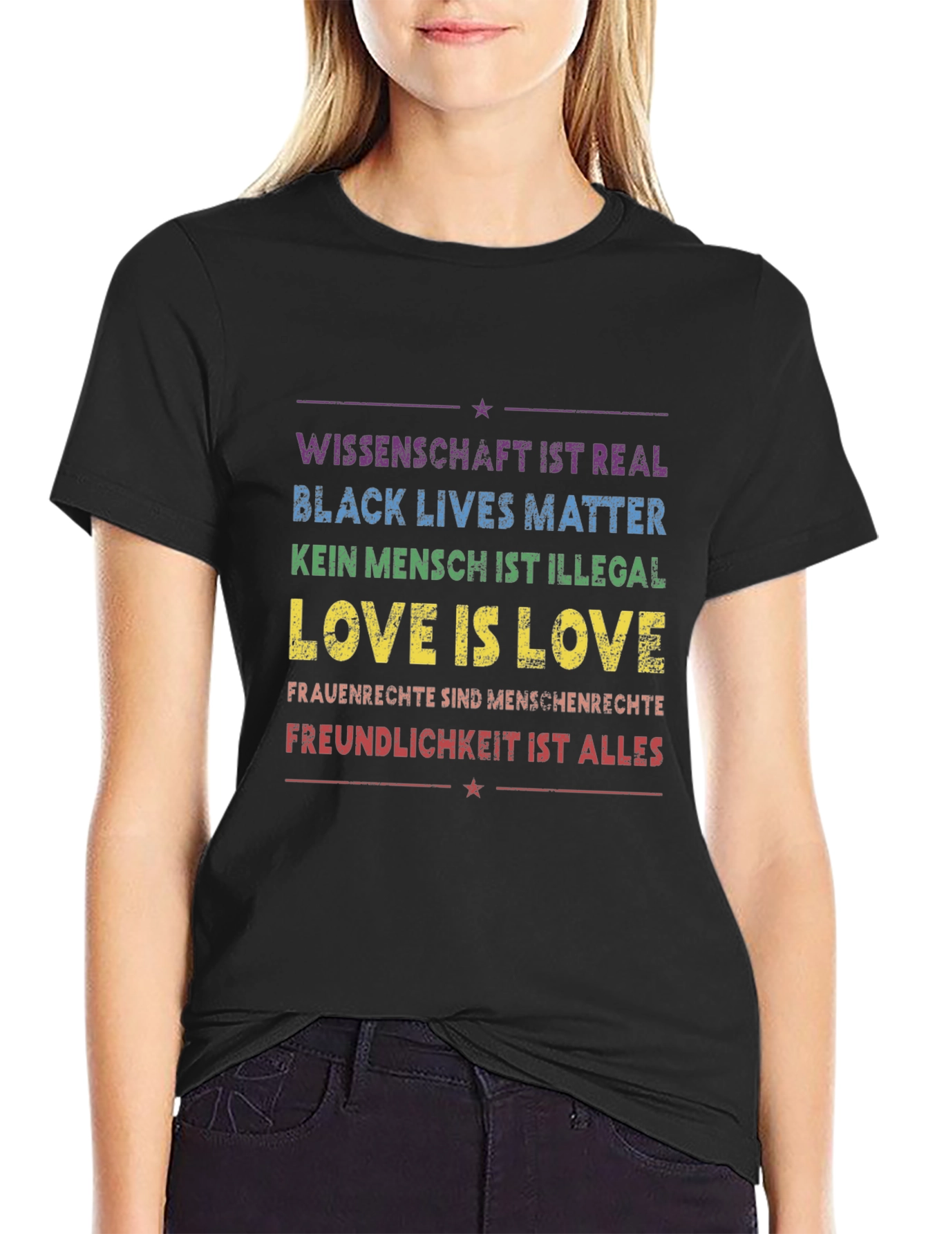 Equality Statement Tee: Science Love Rights