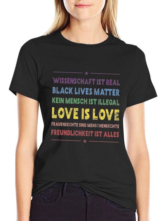 Equality Statement Tee: Science Love Rights