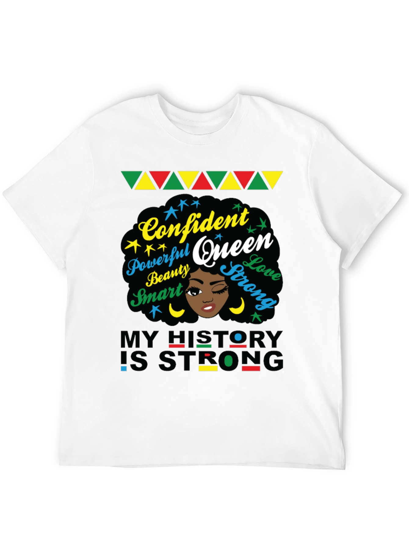 Confident Queen Graphic Tee - Black History