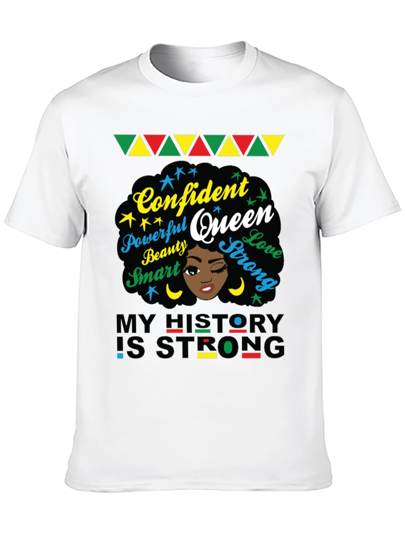 Confident Queen Graphic Tee - Black History