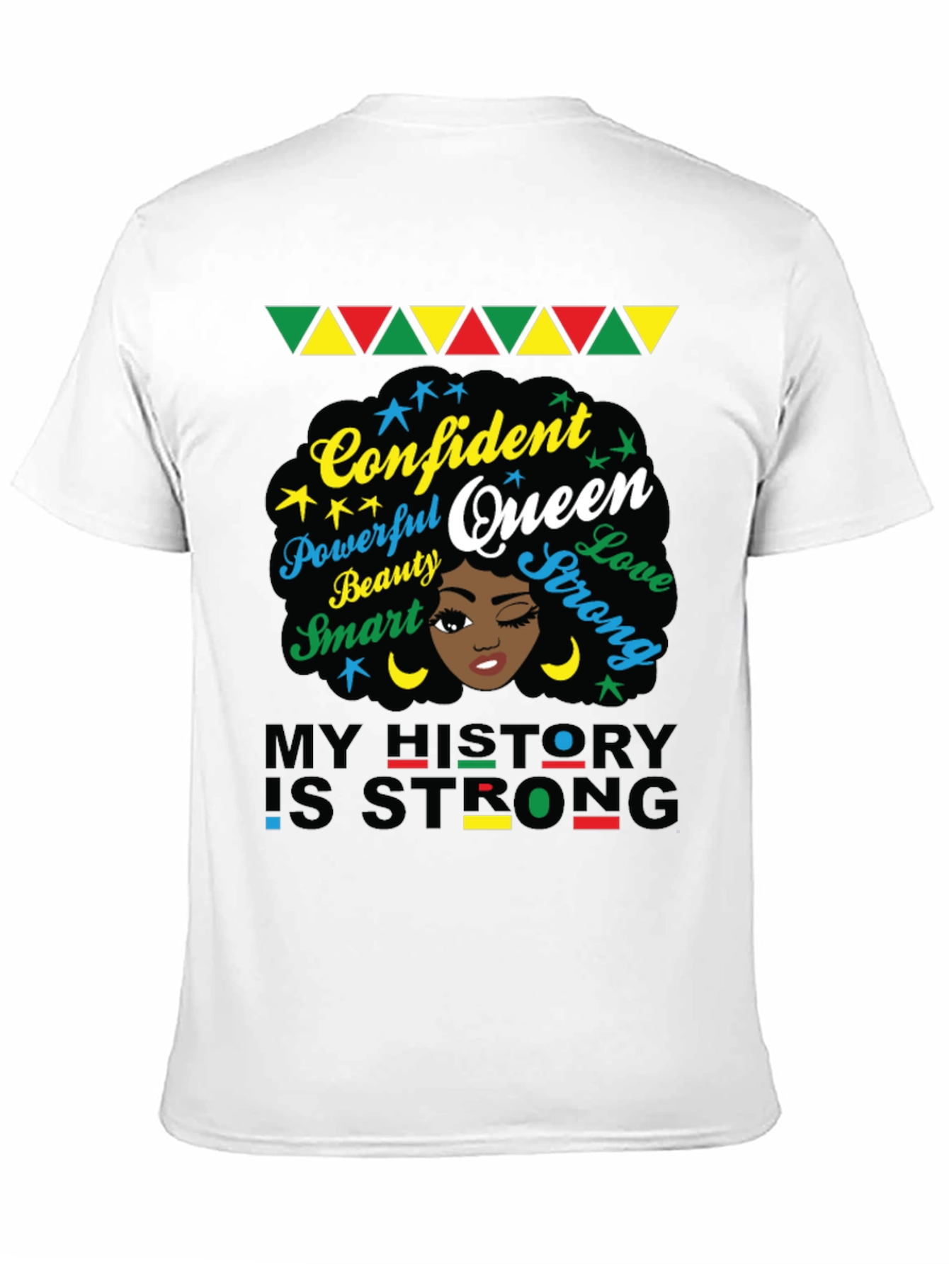 Confident Queen Graphic Tee - Black History