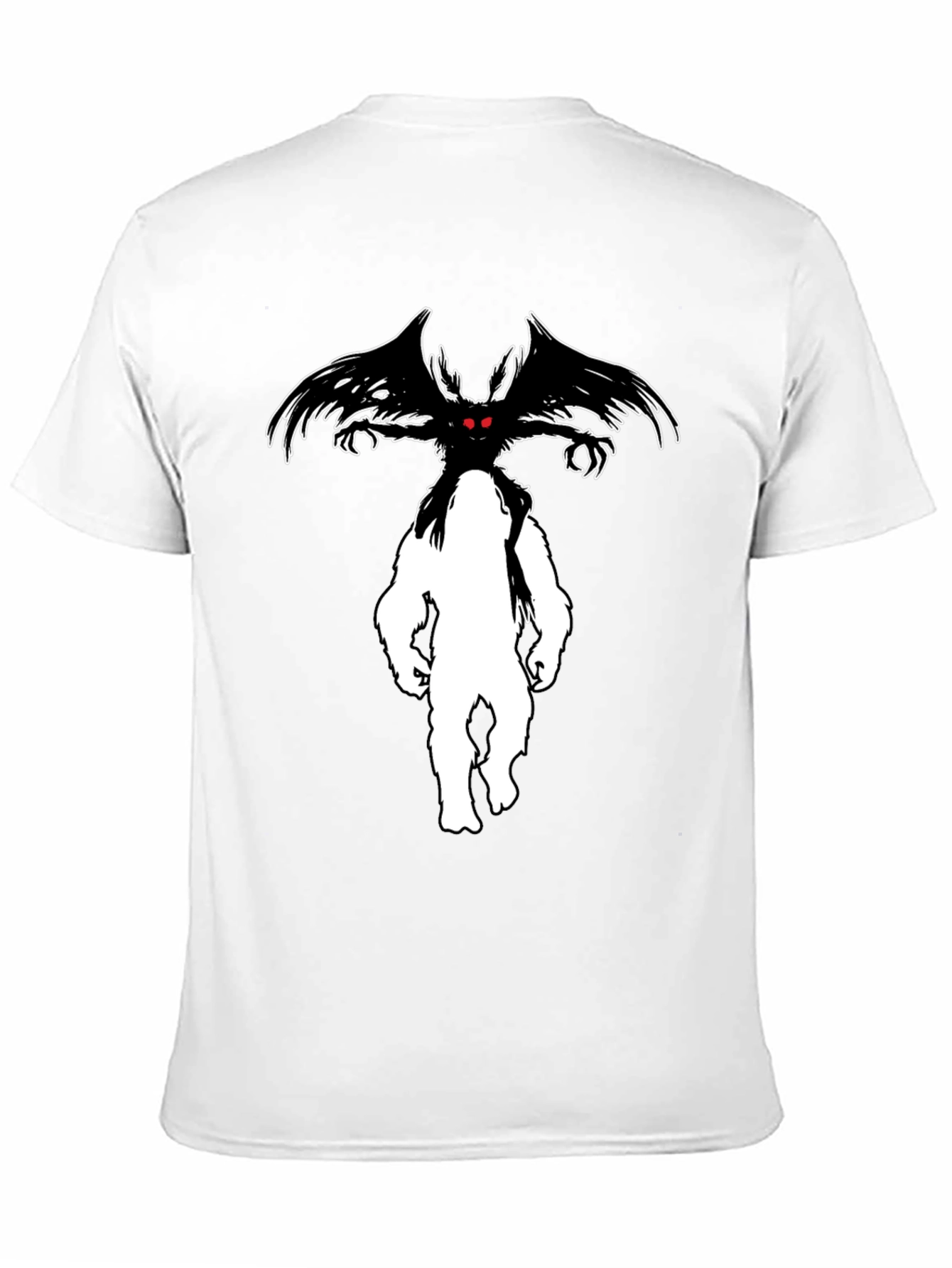 Mothman Bigfoot T-Shirt - Cryptid Tee