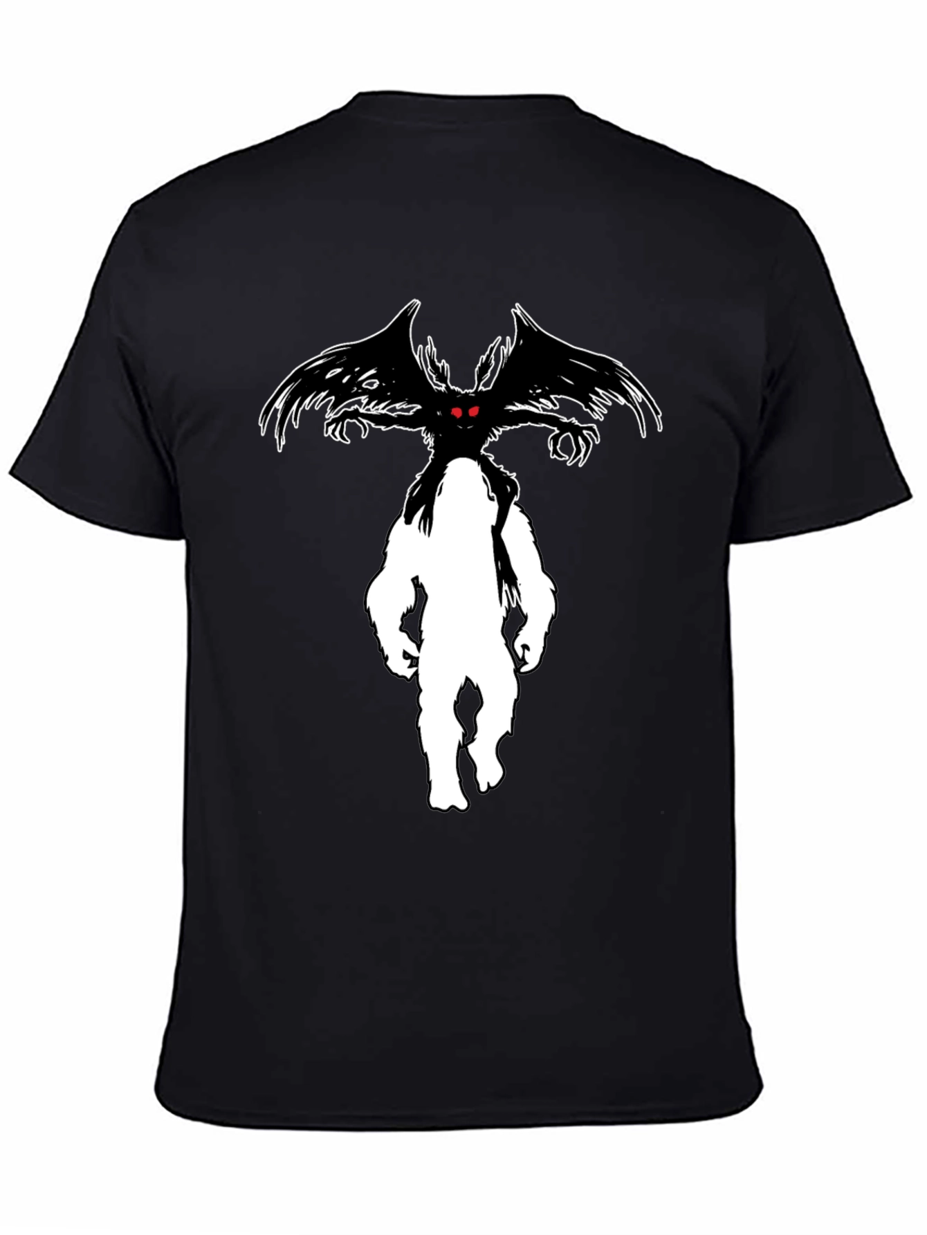 Mothman Bigfoot T-Shirt - Cryptid Tee