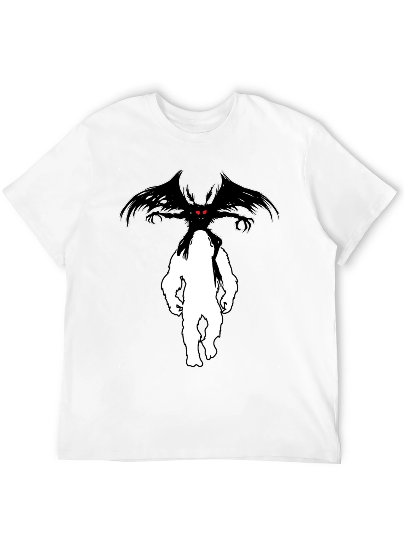 Mothman Bigfoot T-Shirt - Cryptid Tee
