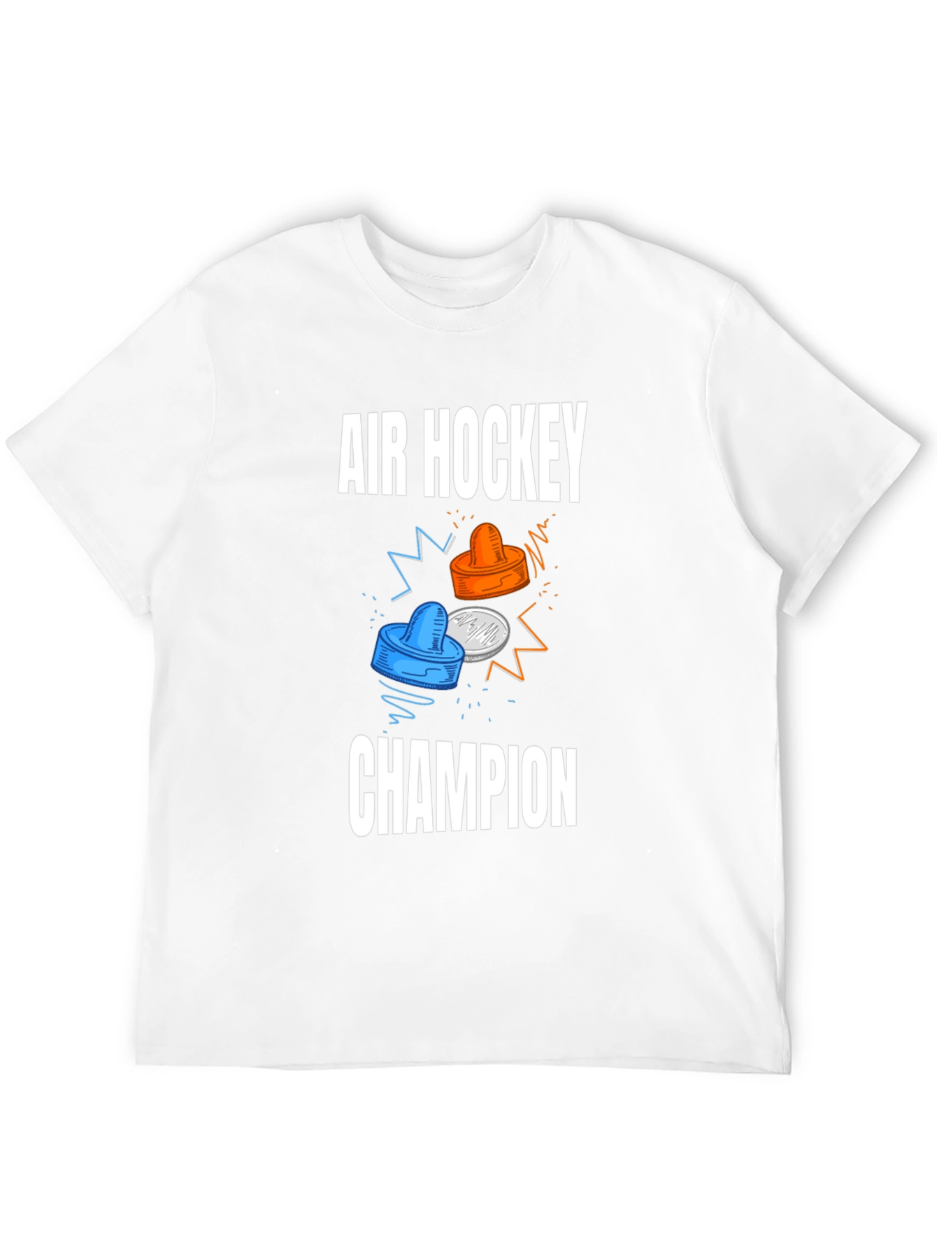 Air Hockey Champion Black T-Shirt