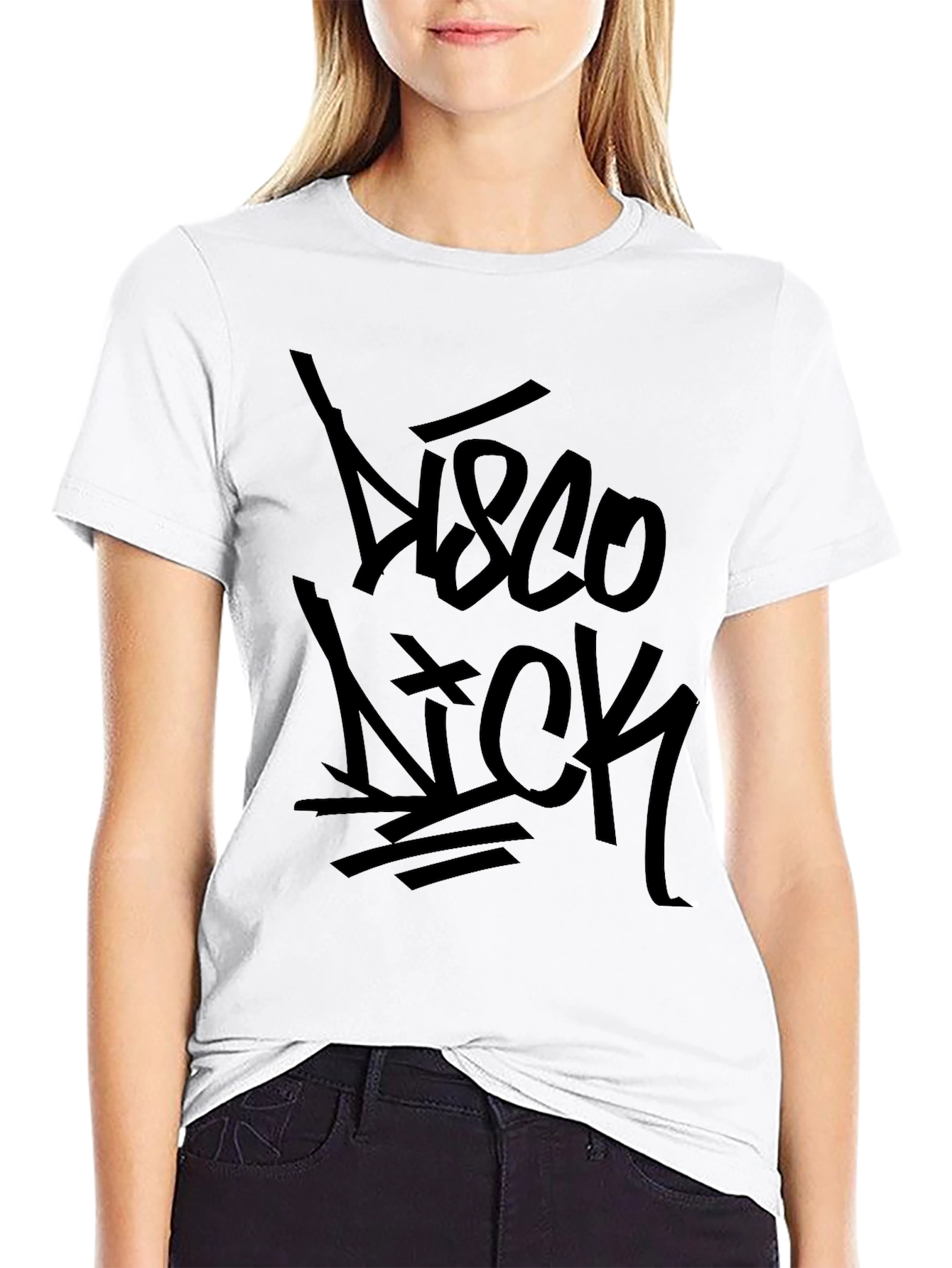 Disco Nick Black Graphic Tee