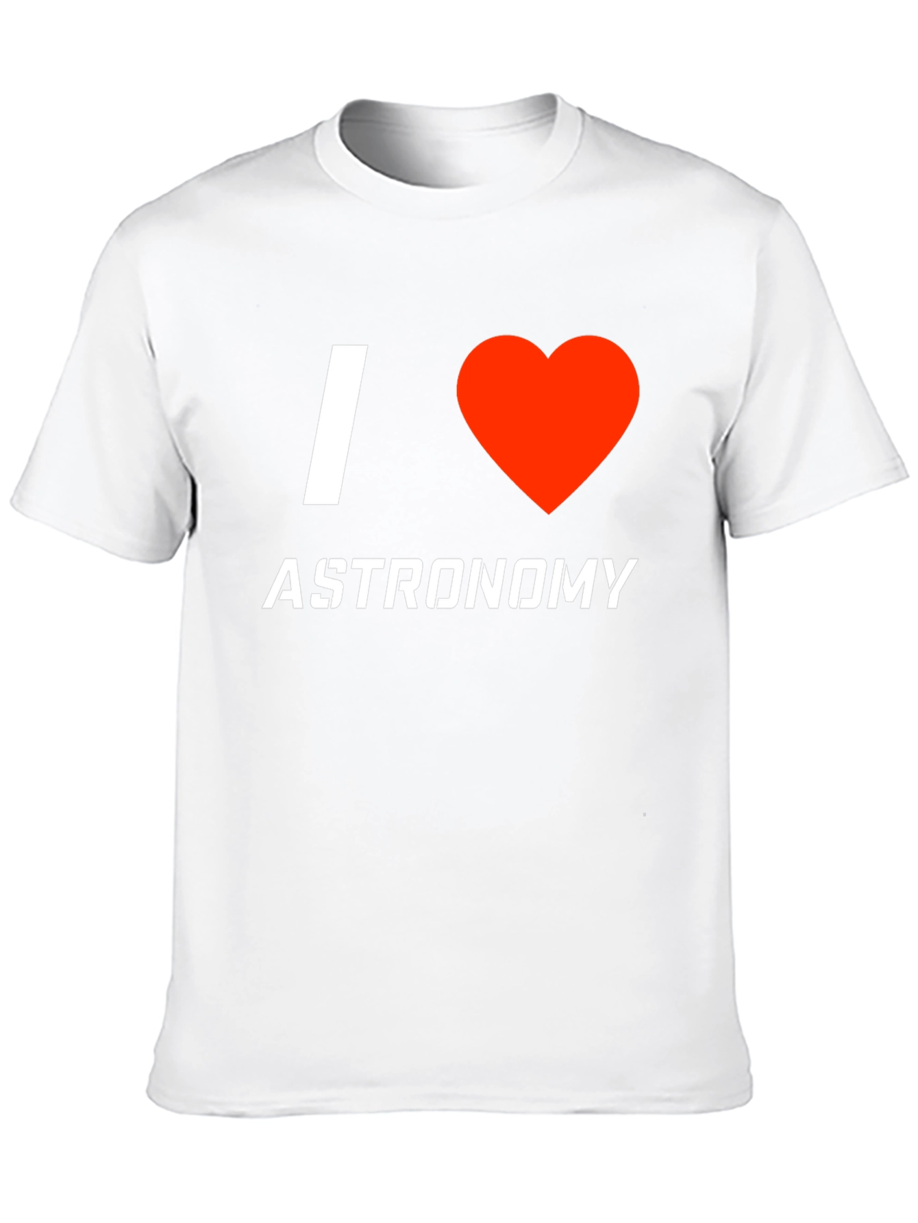 I Heart Astronomy Black T-Shirt