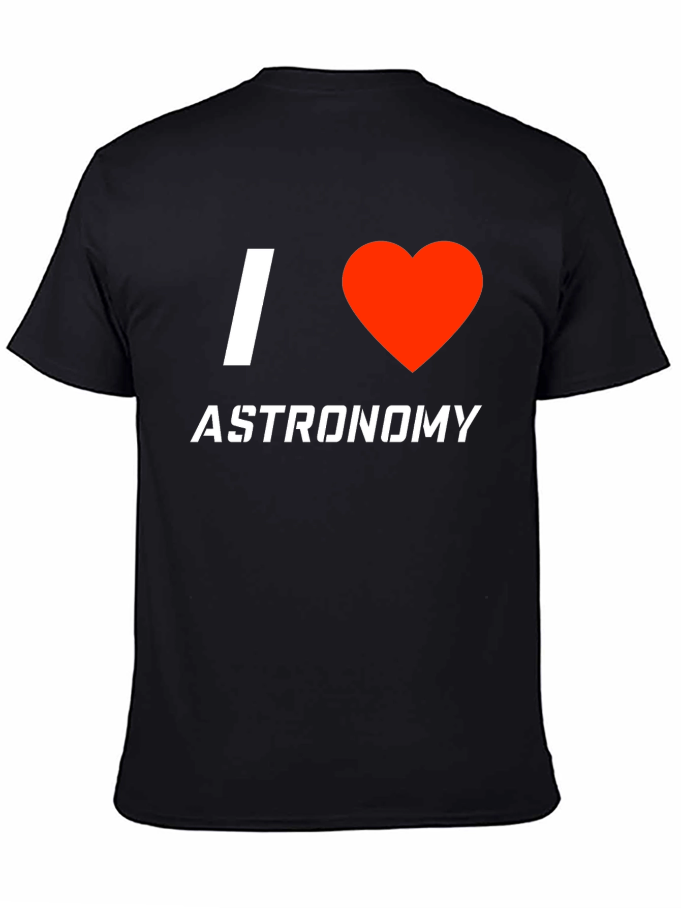 I Heart Astronomy Black T-Shirt