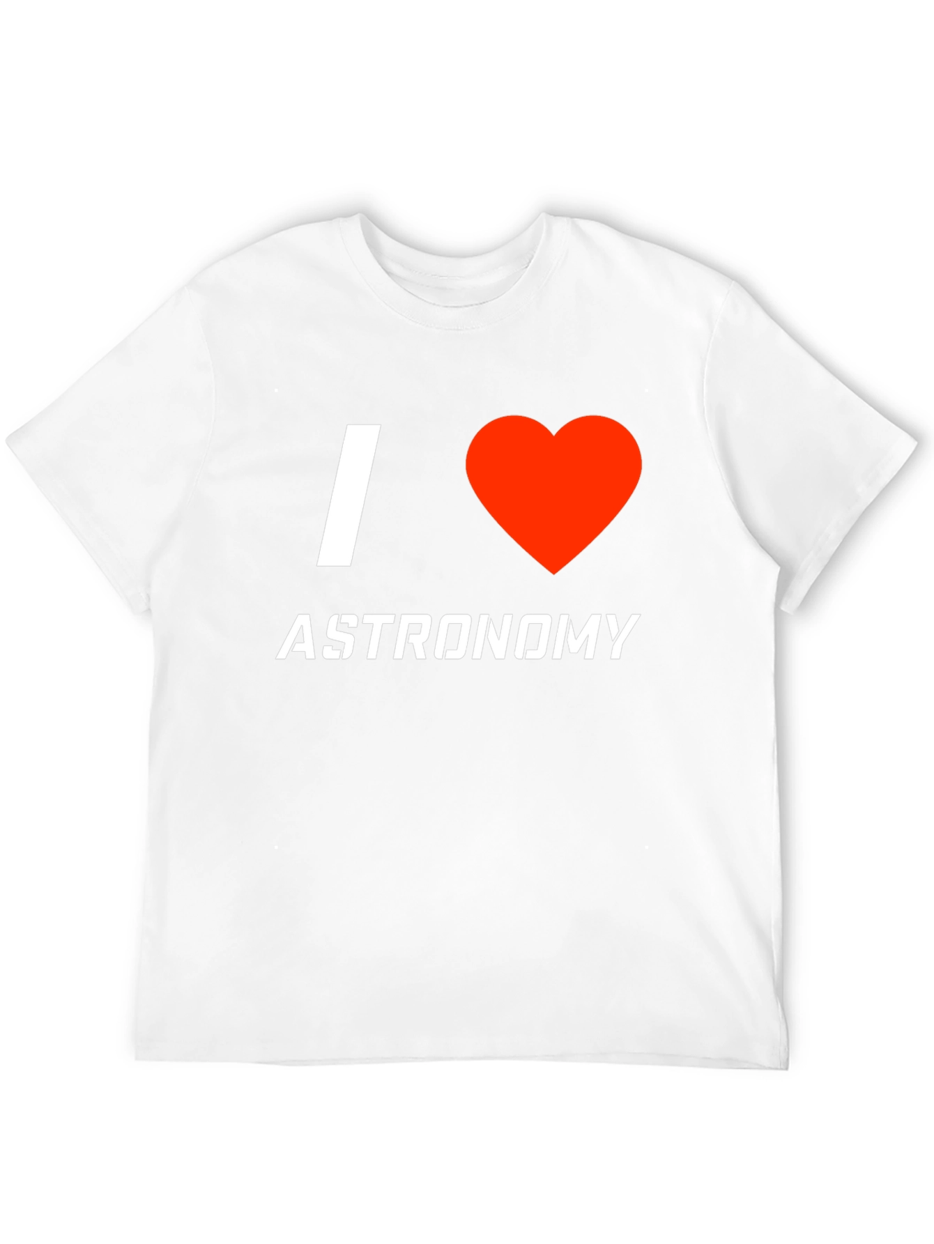 I Heart Astronomy Black T-Shirt