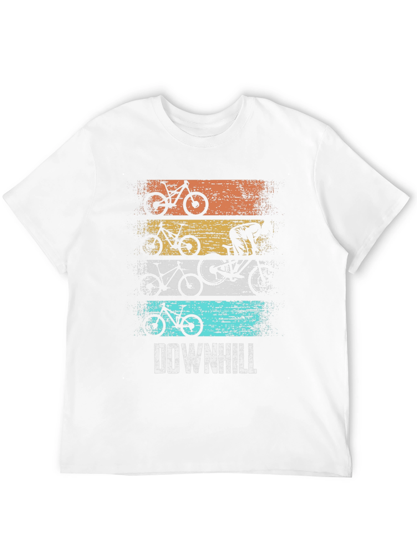 Downhill Mountain Biking Graphic T-Shirt