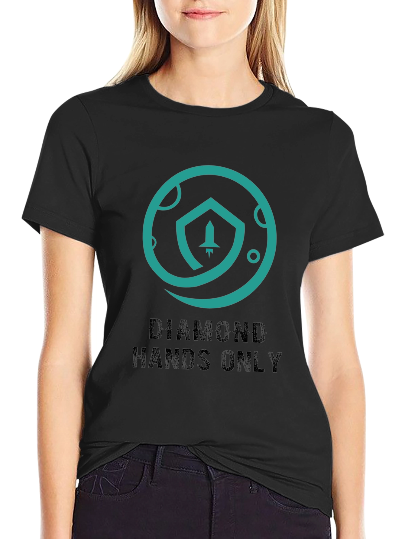 Diamond Hands Only T-Shirt - Crypto Rocket