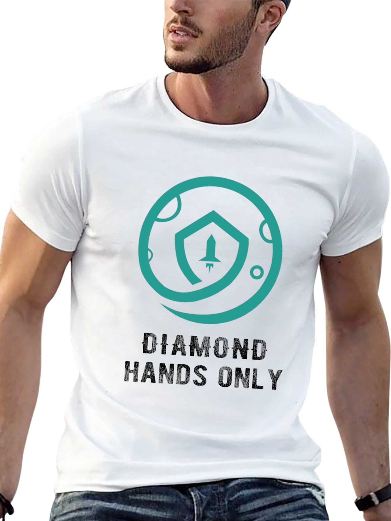 Diamond Hands Only T-Shirt - Crypto Rocket
