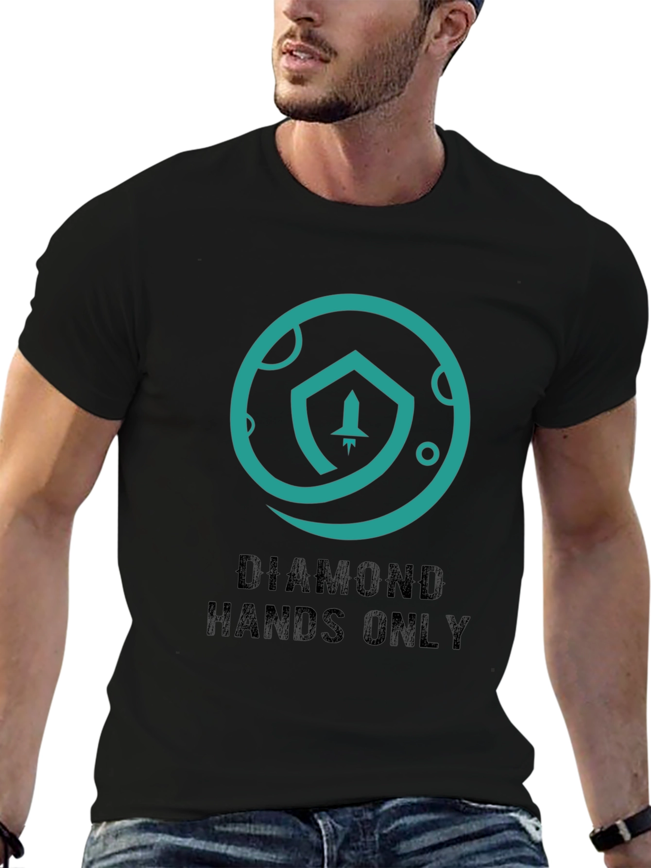 Diamond Hands Only T-Shirt - Crypto Rocket