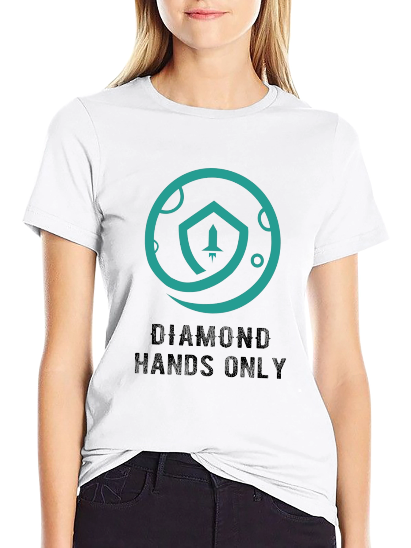 Diamond Hands Only T-Shirt - Crypto Rocket
