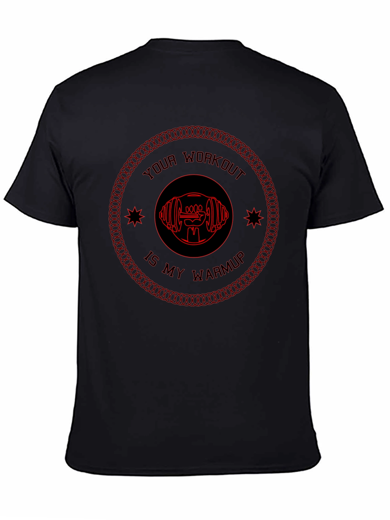 Workout Warmup Graphic Tee - Gym Motivation Shirt