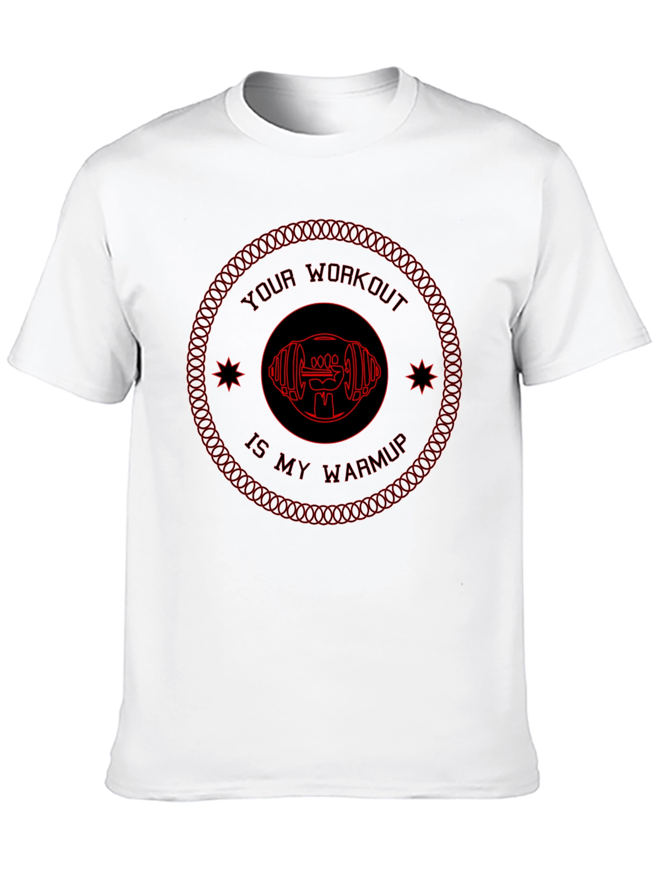 Workout Warmup Graphic Tee - Gym Motivation Shirt