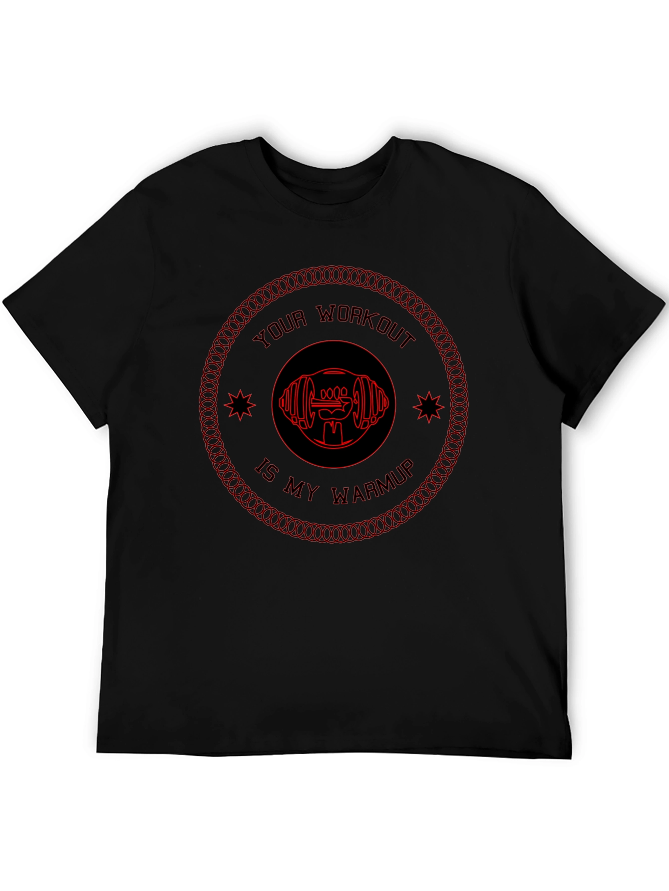 Workout Warmup Graphic Tee - Gym Motivation Shirt