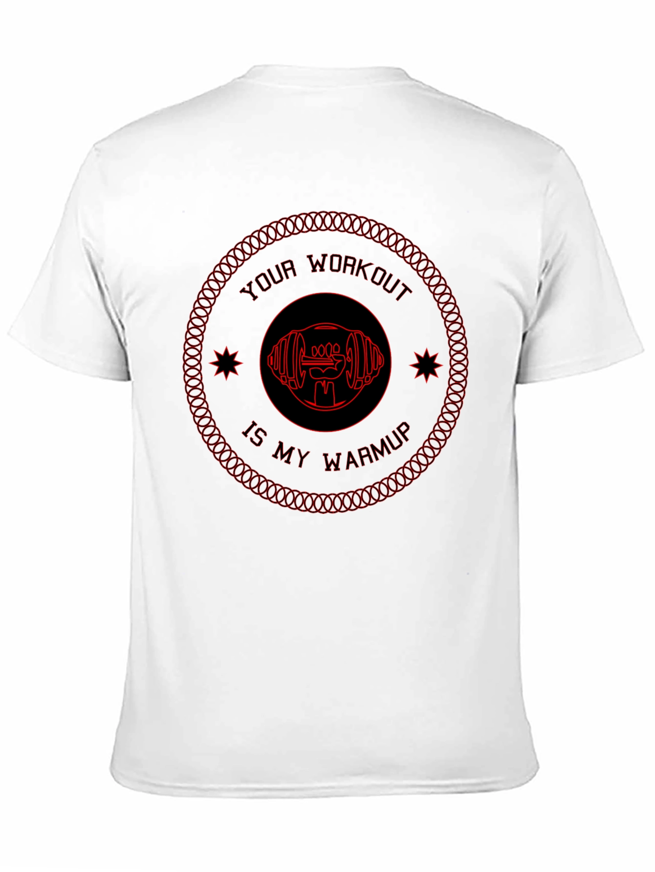 Workout Warmup Graphic Tee - Gym Motivation Shirt