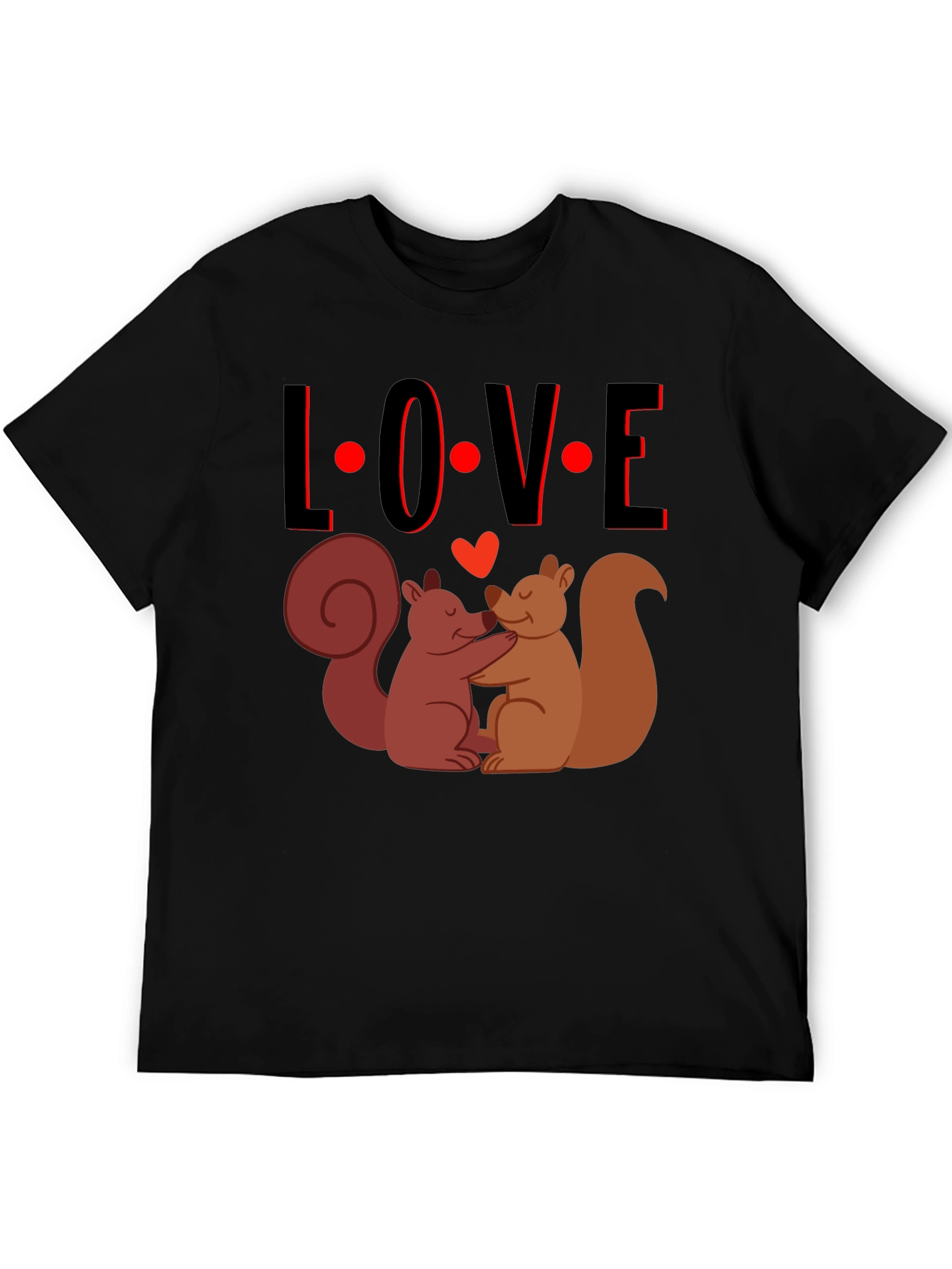Squirrel Love T-Shirt - Cute Valentines Day Tee