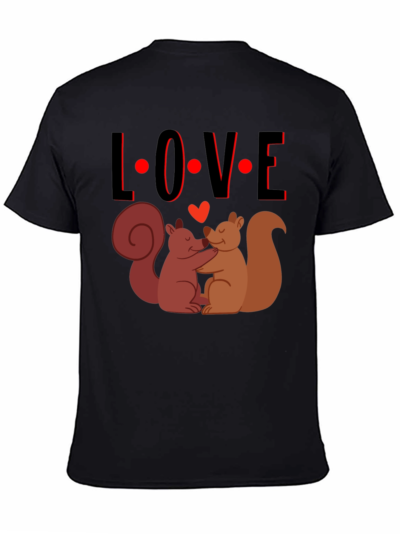 Squirrel Love T-Shirt - Cute Valentines Day Tee