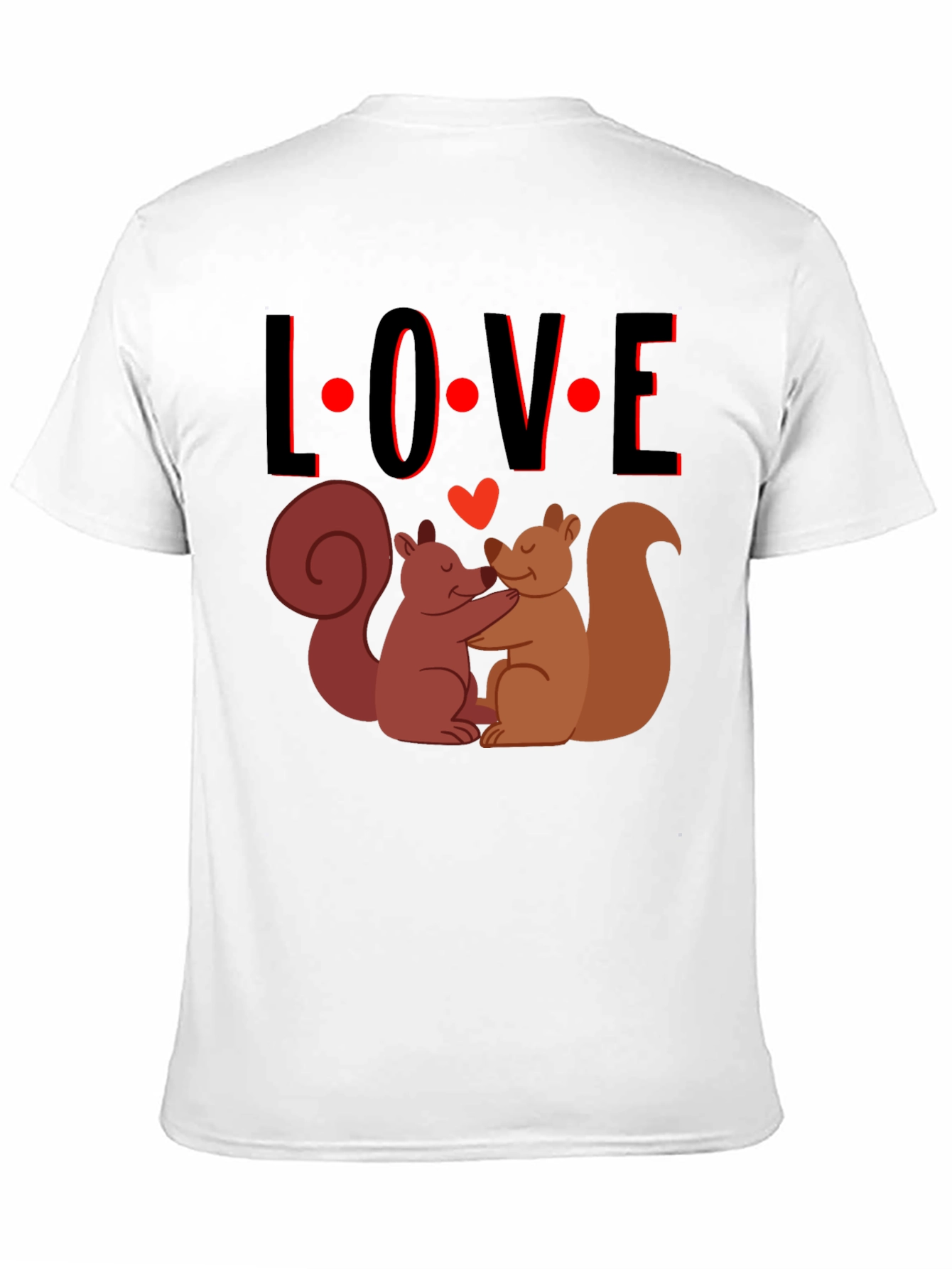 Squirrel Love T-Shirt - Cute Valentines Day Tee