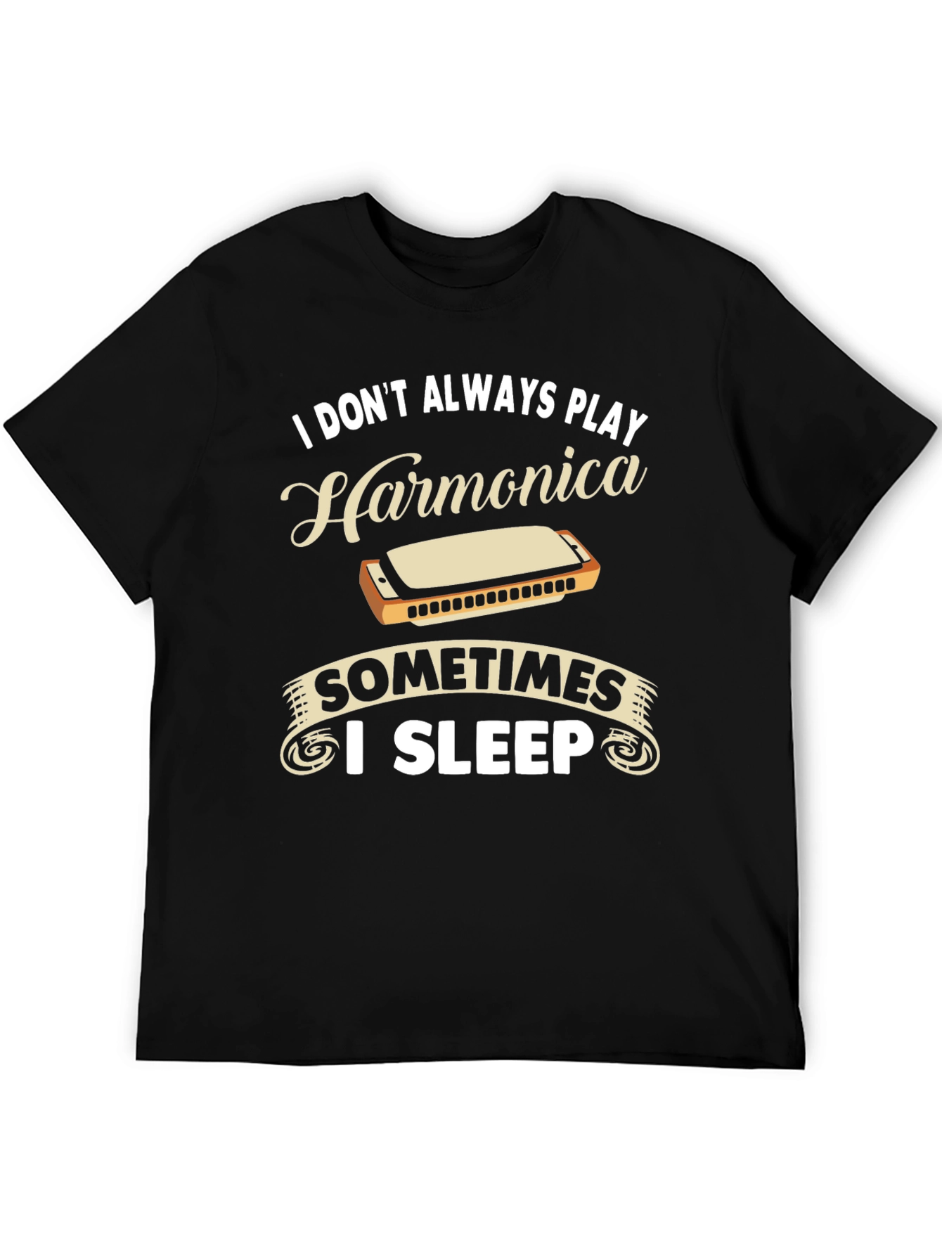 Harmonica Player Graphic T-Shirt