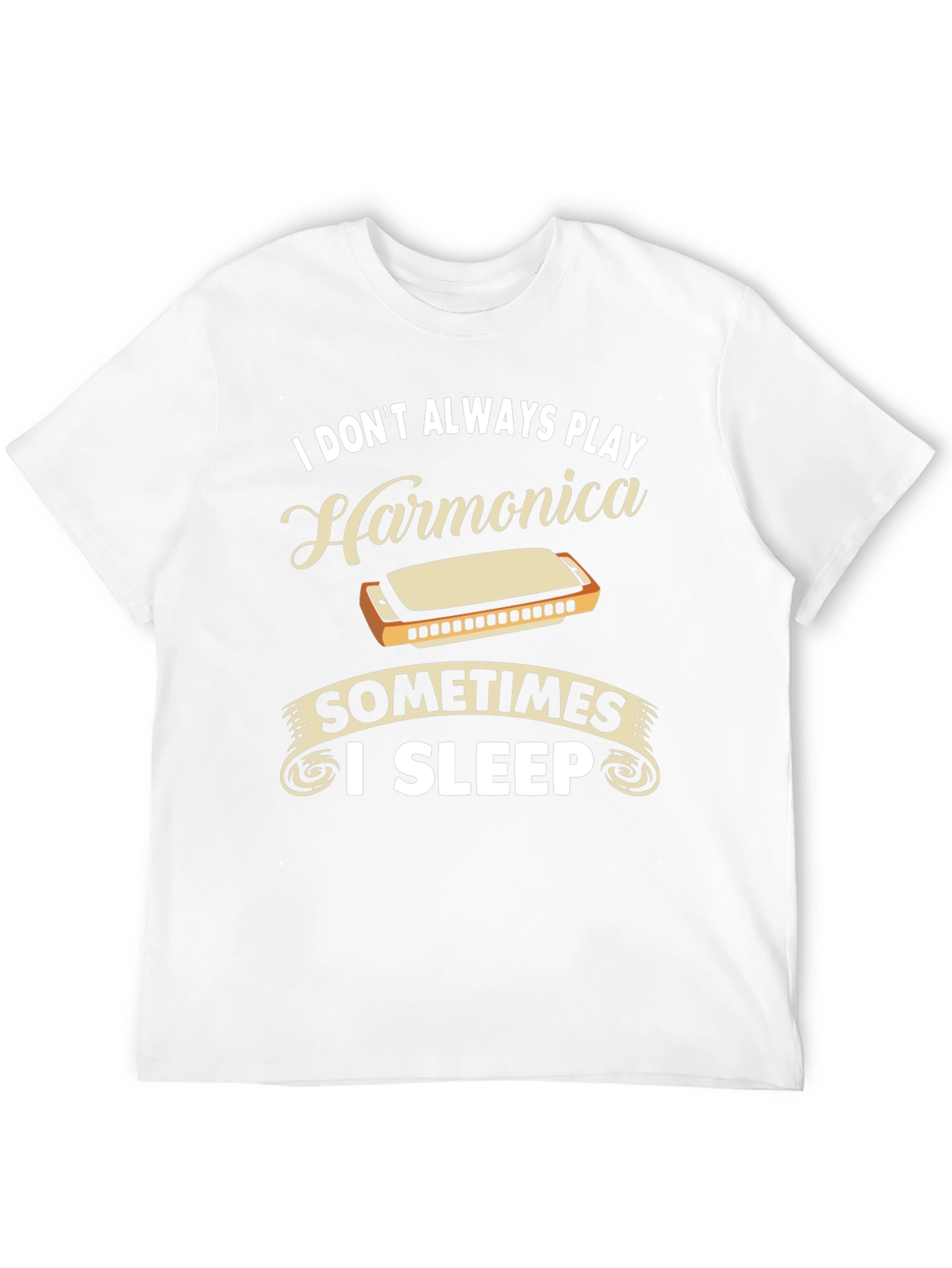 Harmonica Player Graphic T-Shirt