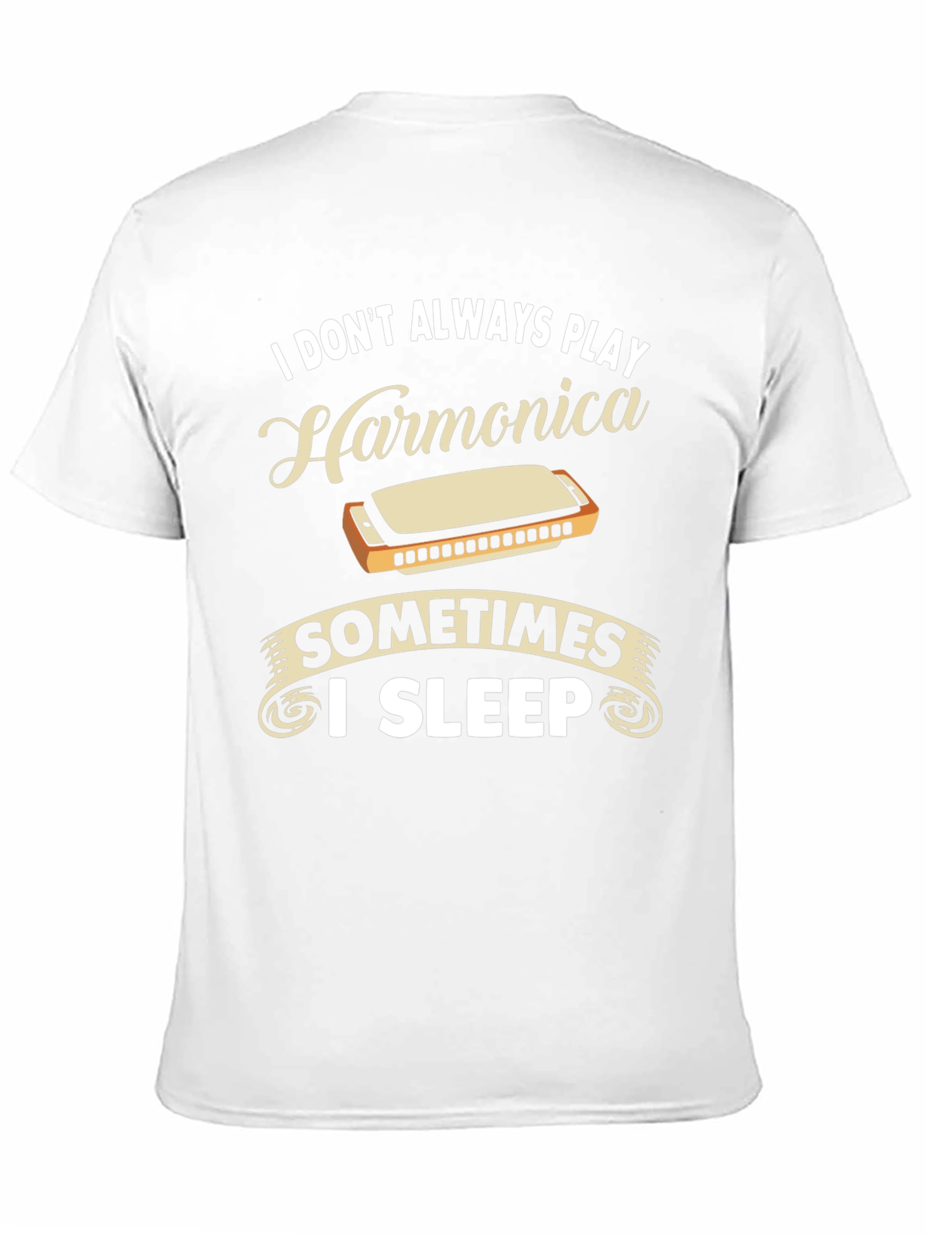 Harmonica Player Graphic T-Shirt