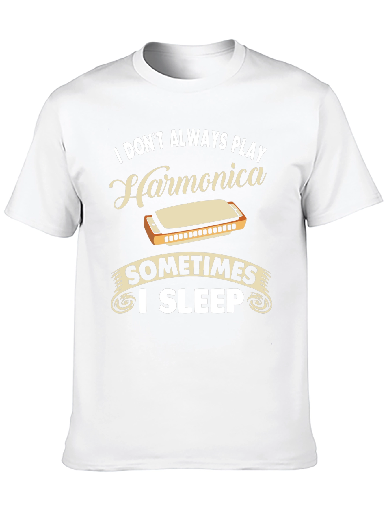 Harmonica Player Graphic T-Shirt