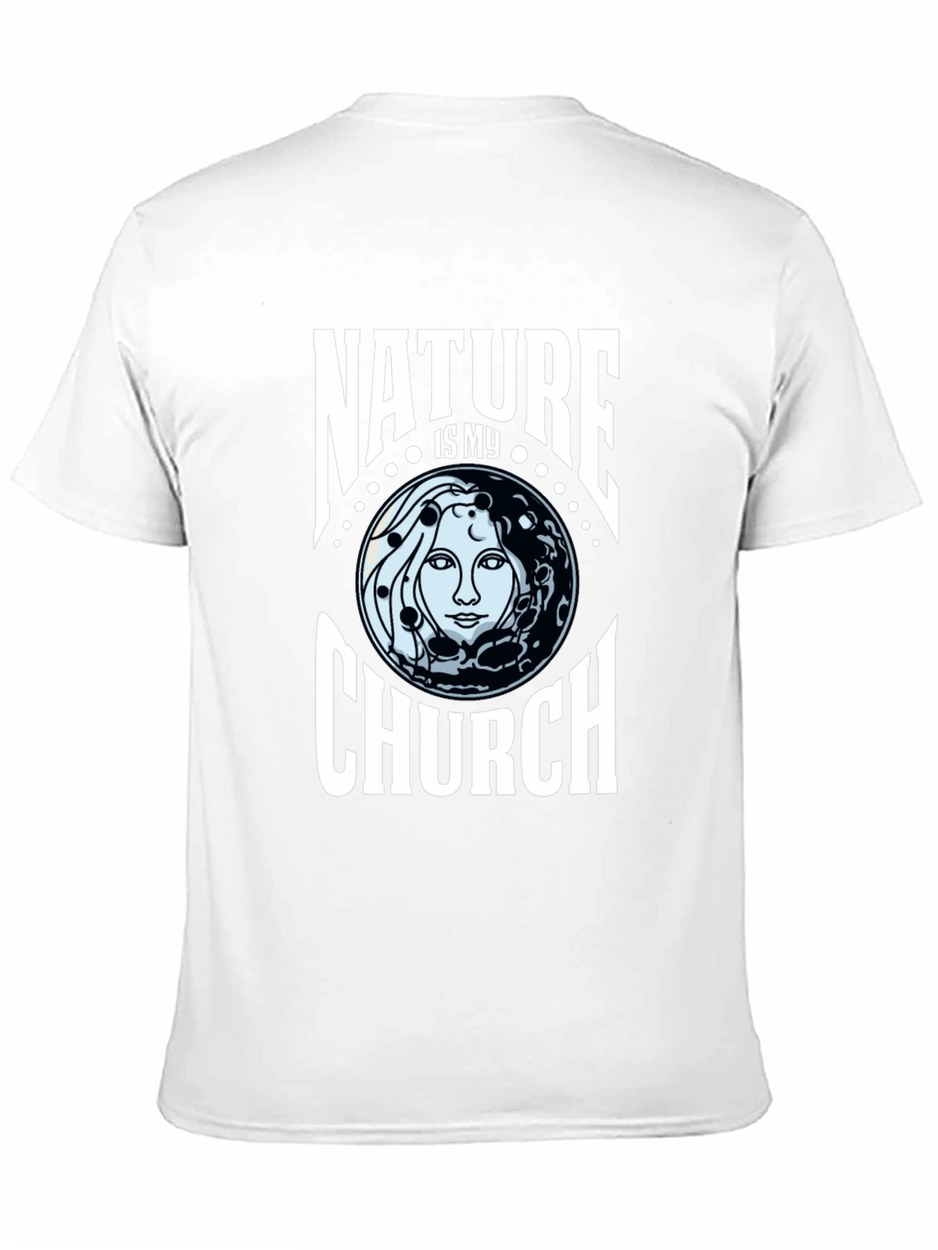 Nature is My Church Black Graphic T-Shirt