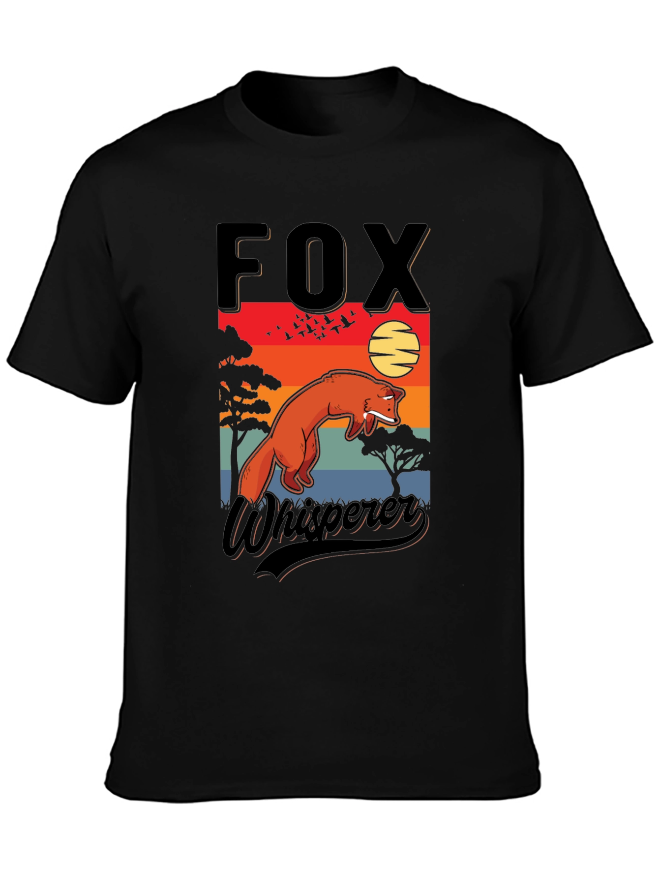 Fox Whisperer Graphic T-Shirt - Nature Inspired Design