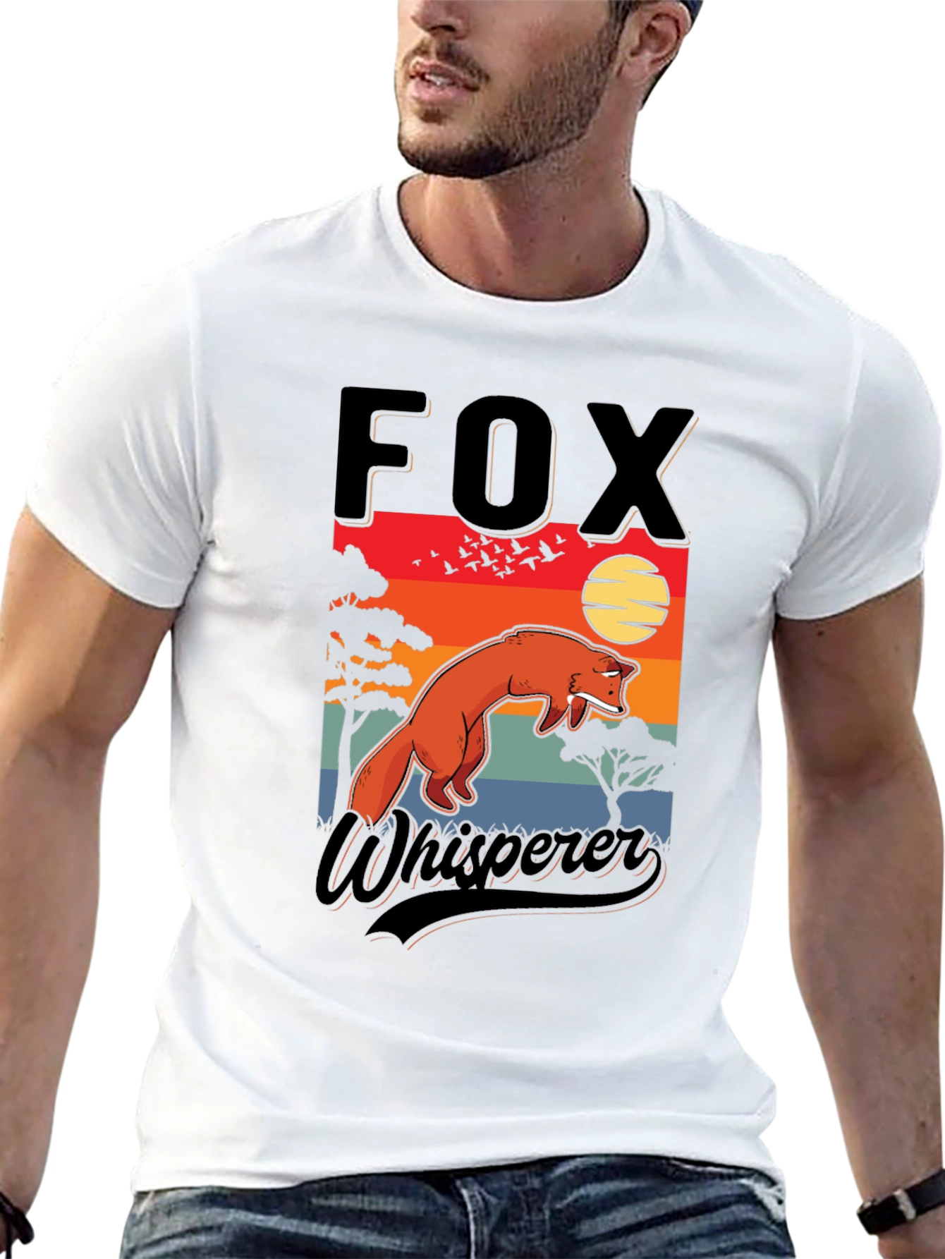 Fox Whisperer Graphic T-Shirt - Nature Inspired Design