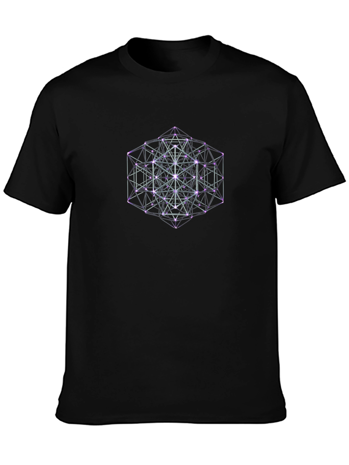 Geometric Art Black T-Shirt