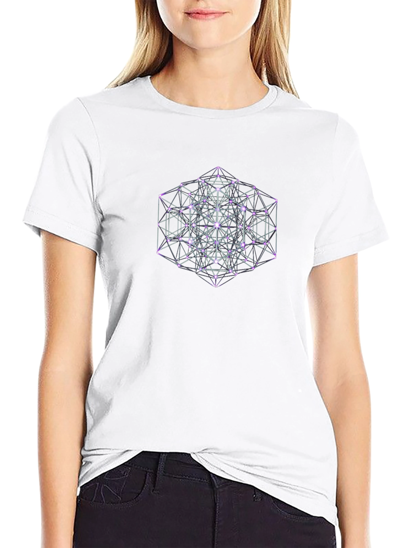 Geometric Art Black T-Shirt
