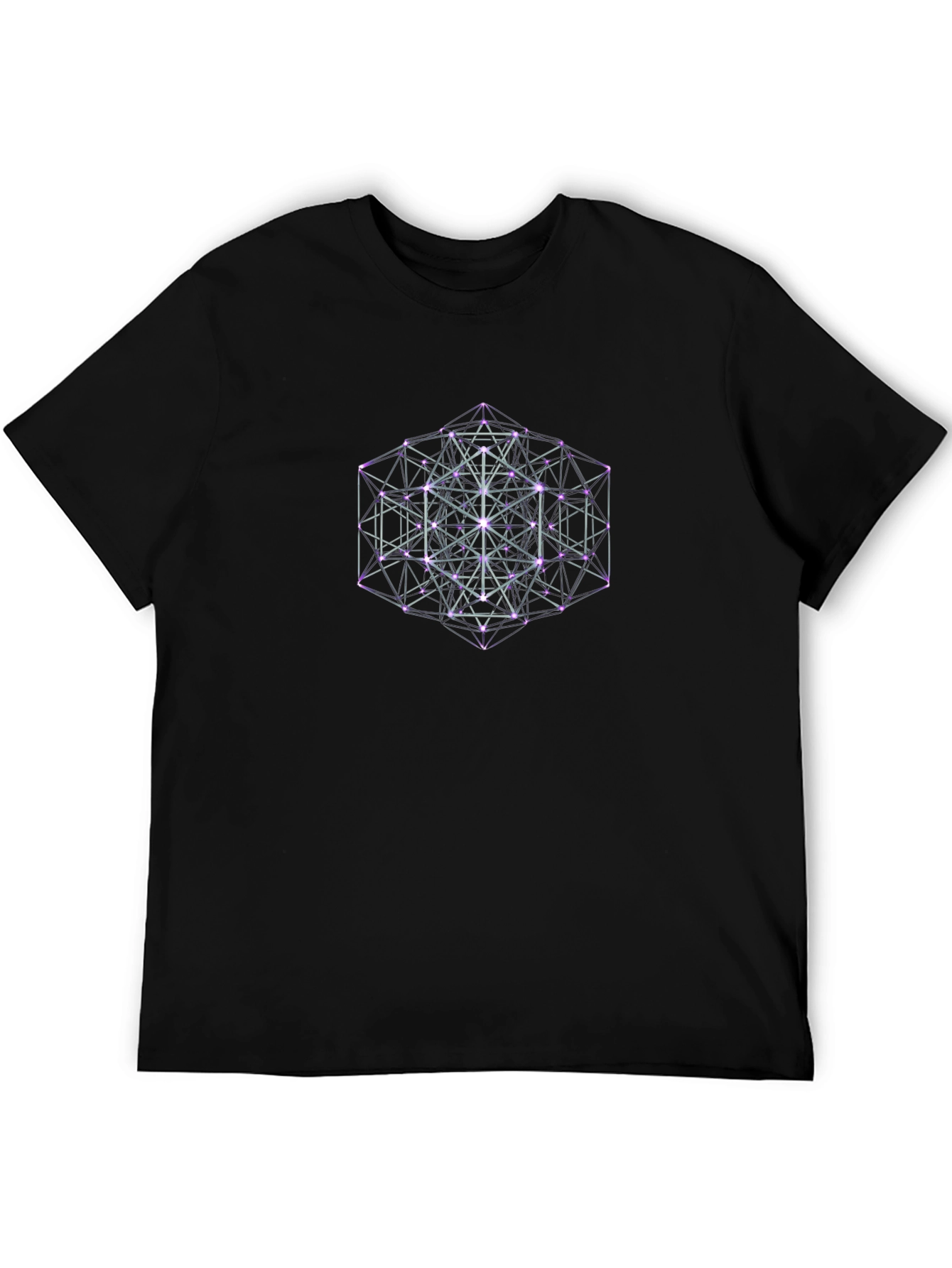 Geometric Art Black T-Shirt