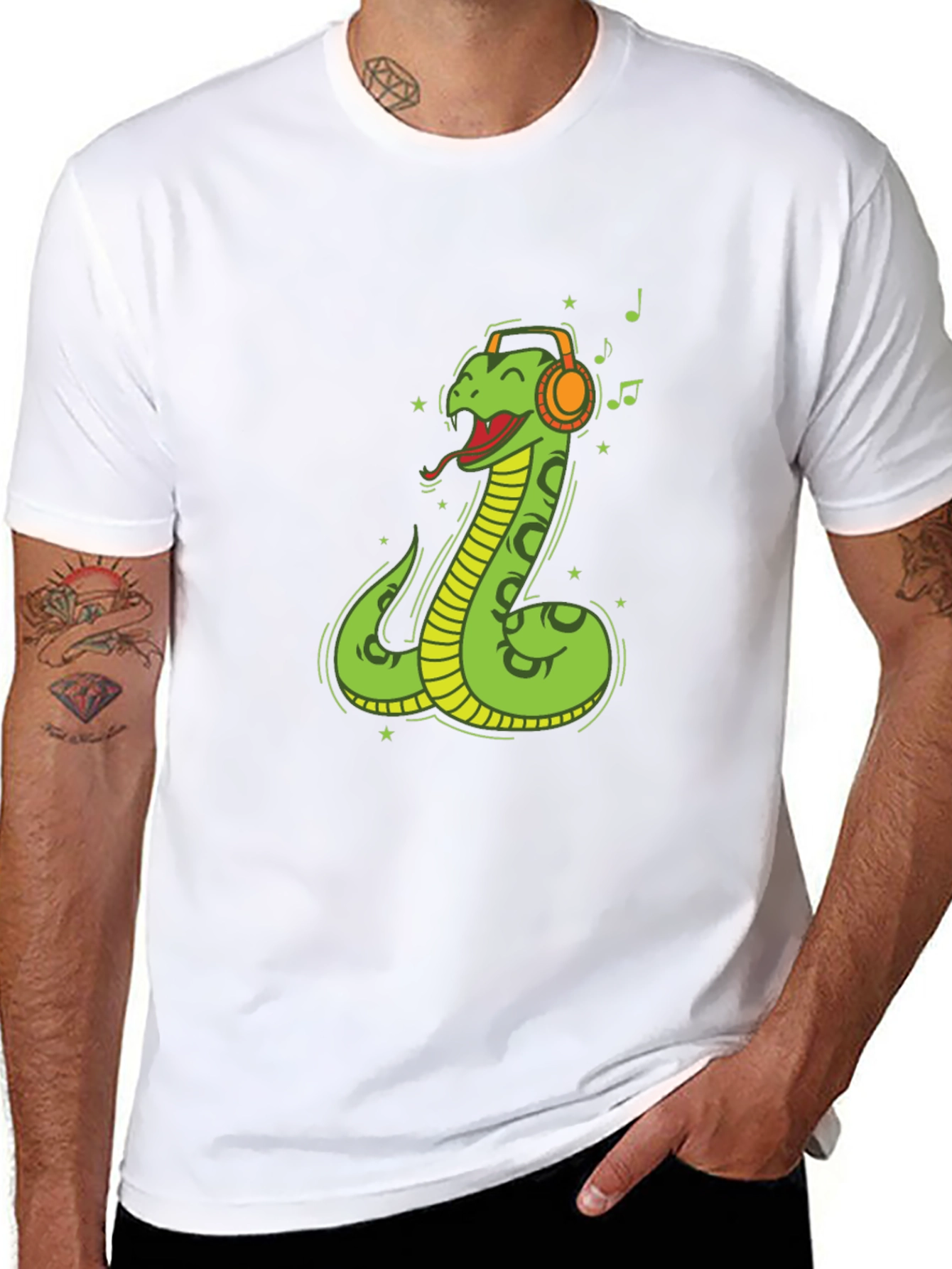 Cool Snake DJ Graphic Tee