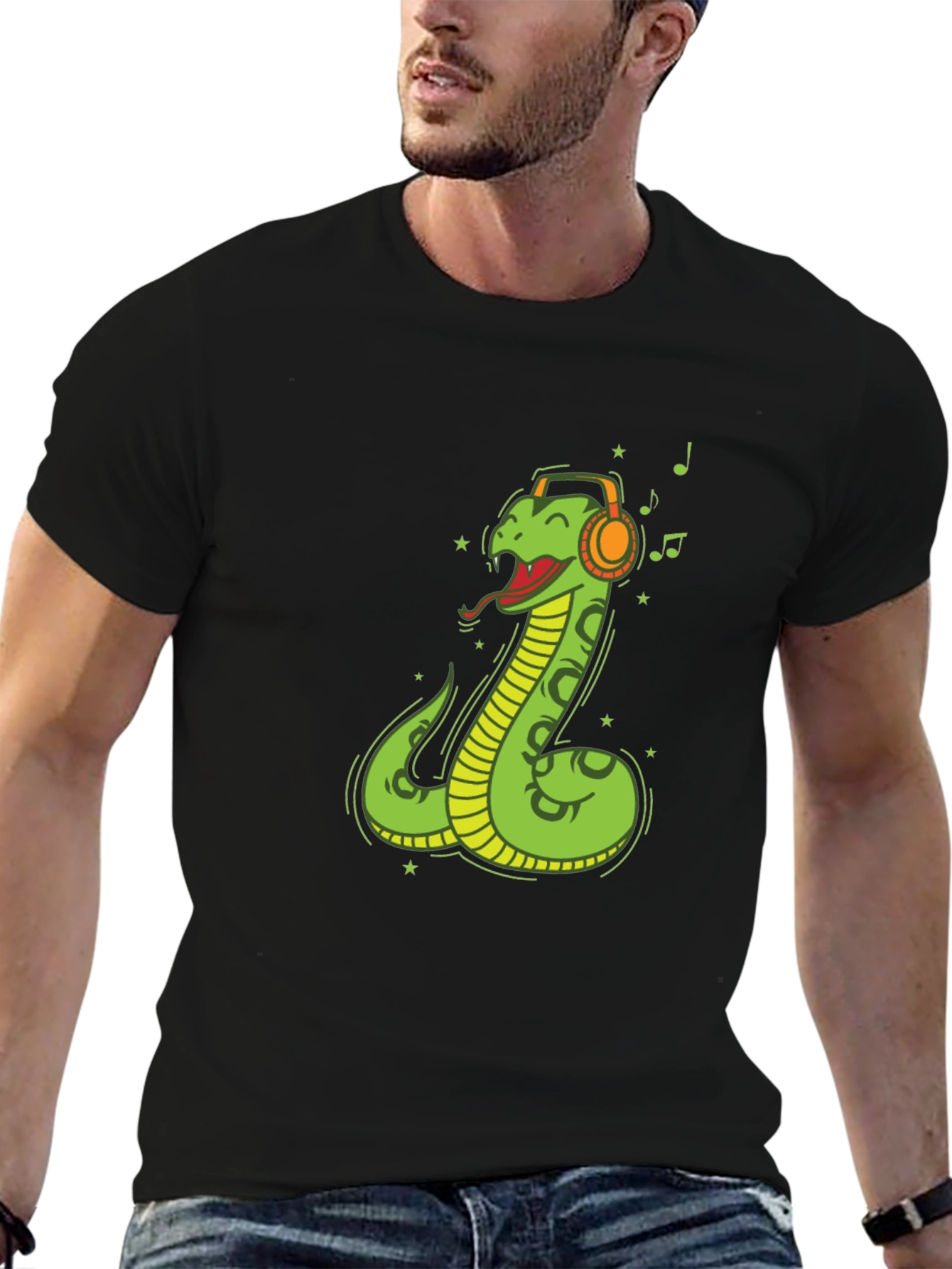 Cool Snake DJ Graphic Tee