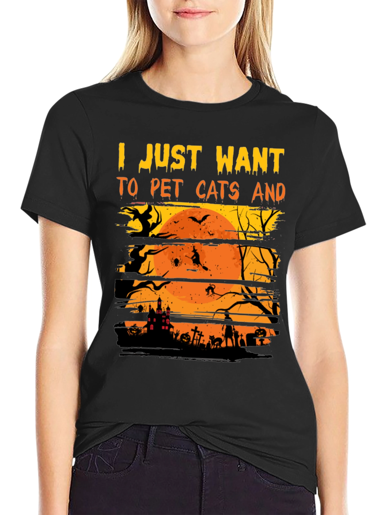 Halloween Cat Lover T-Shirt