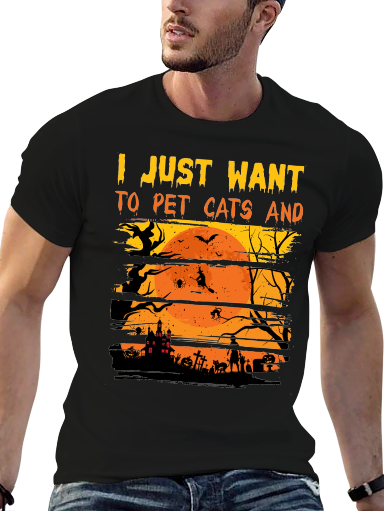 Halloween Cat Lover T-Shirt