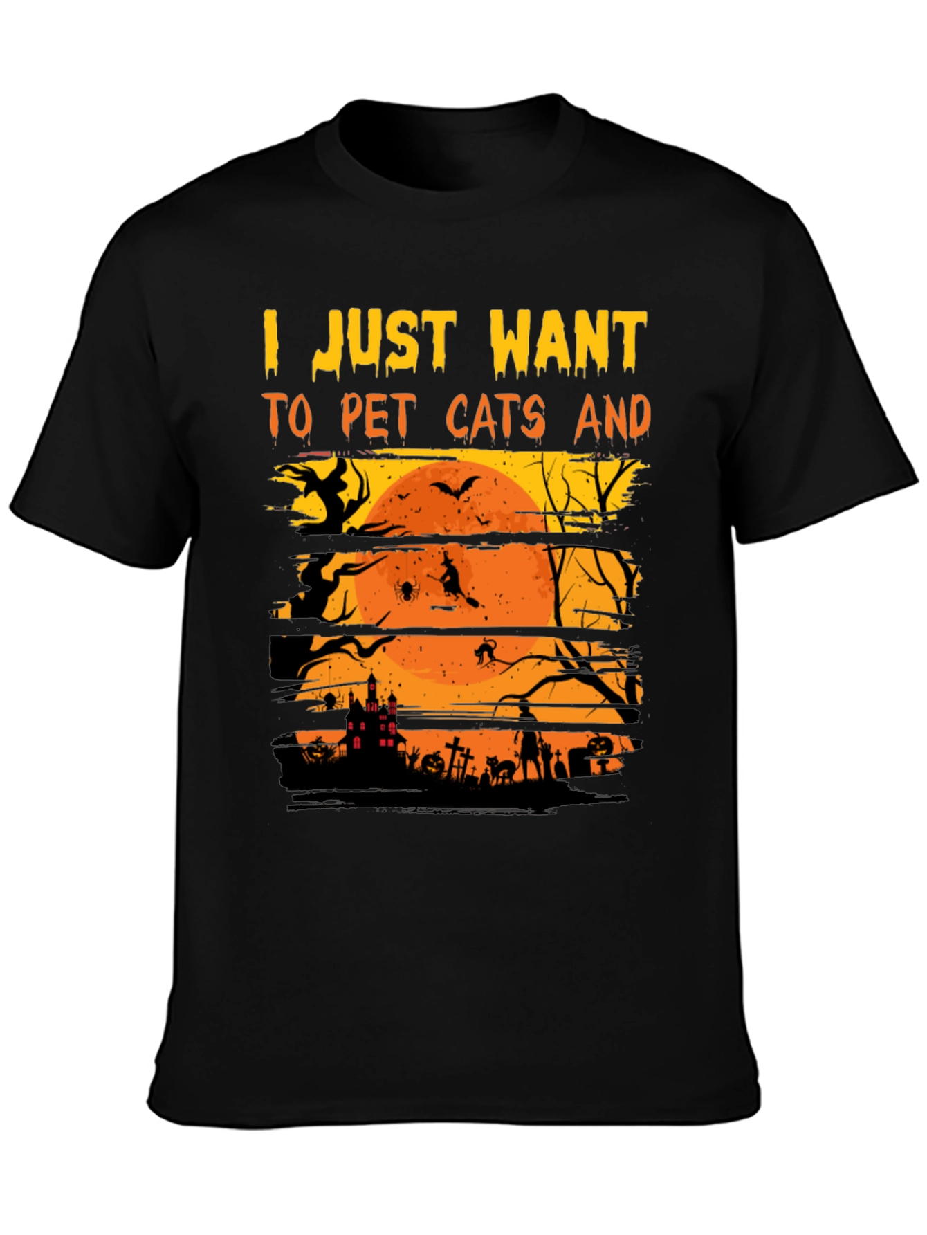 Halloween Cat Lover T-Shirt