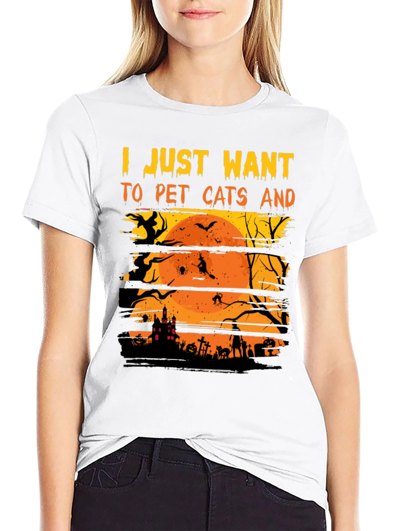 Halloween Cat Lover T-Shirt